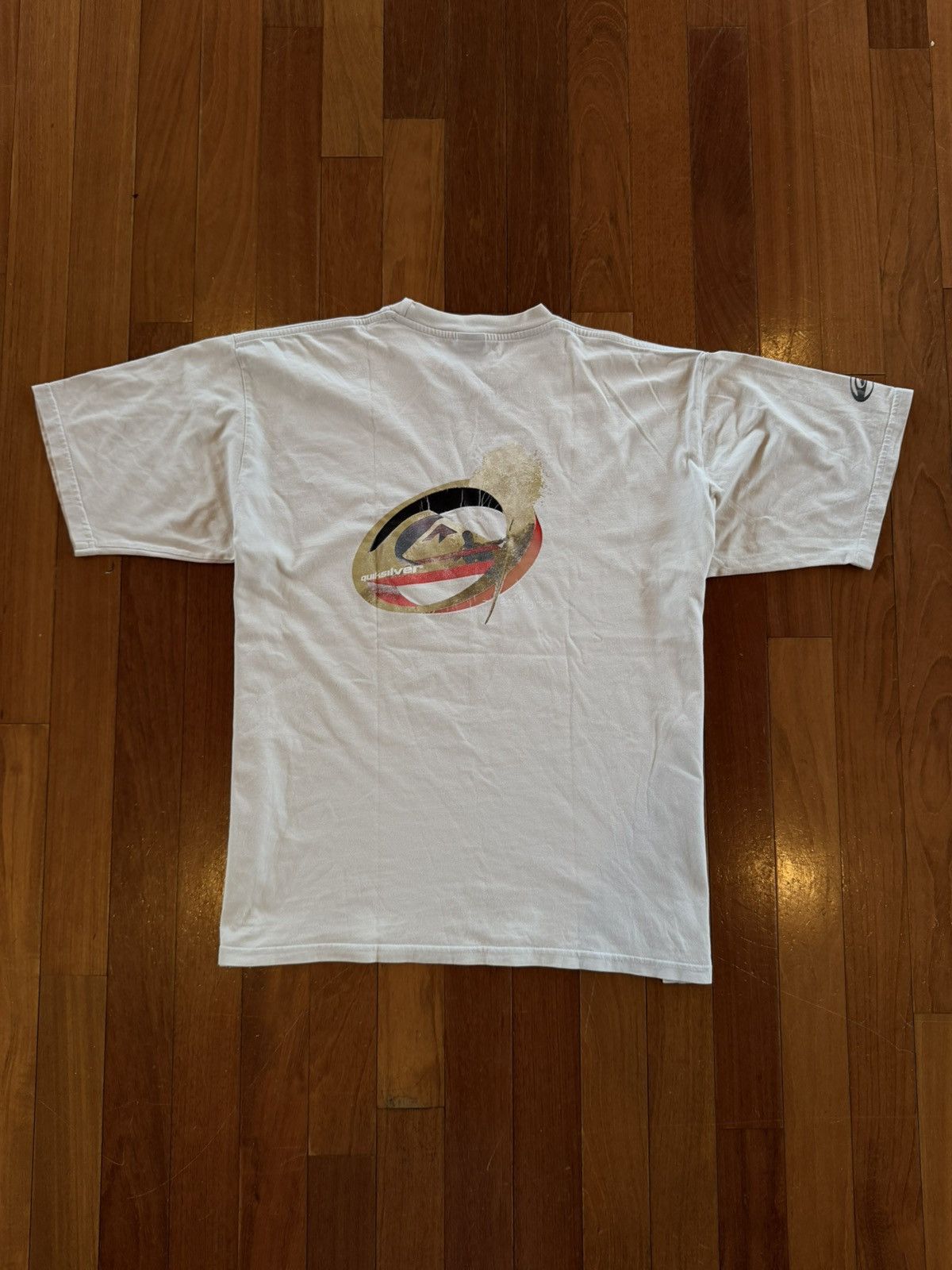 Quiksilver Vintage 90s Quiksilver Logo Tee Size US XL / EU 56 / 4 - 1 Thumbnail