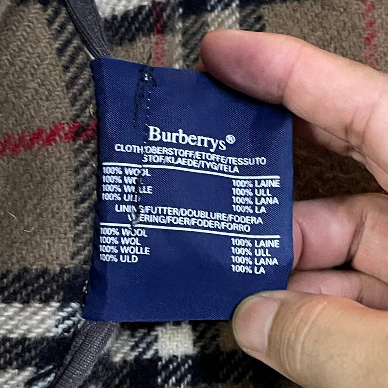 Burberry Vintage Burberry Nova Check Wool Duffle Coat Size US M / EU 48-50 / 2 - 10 Thumbnail