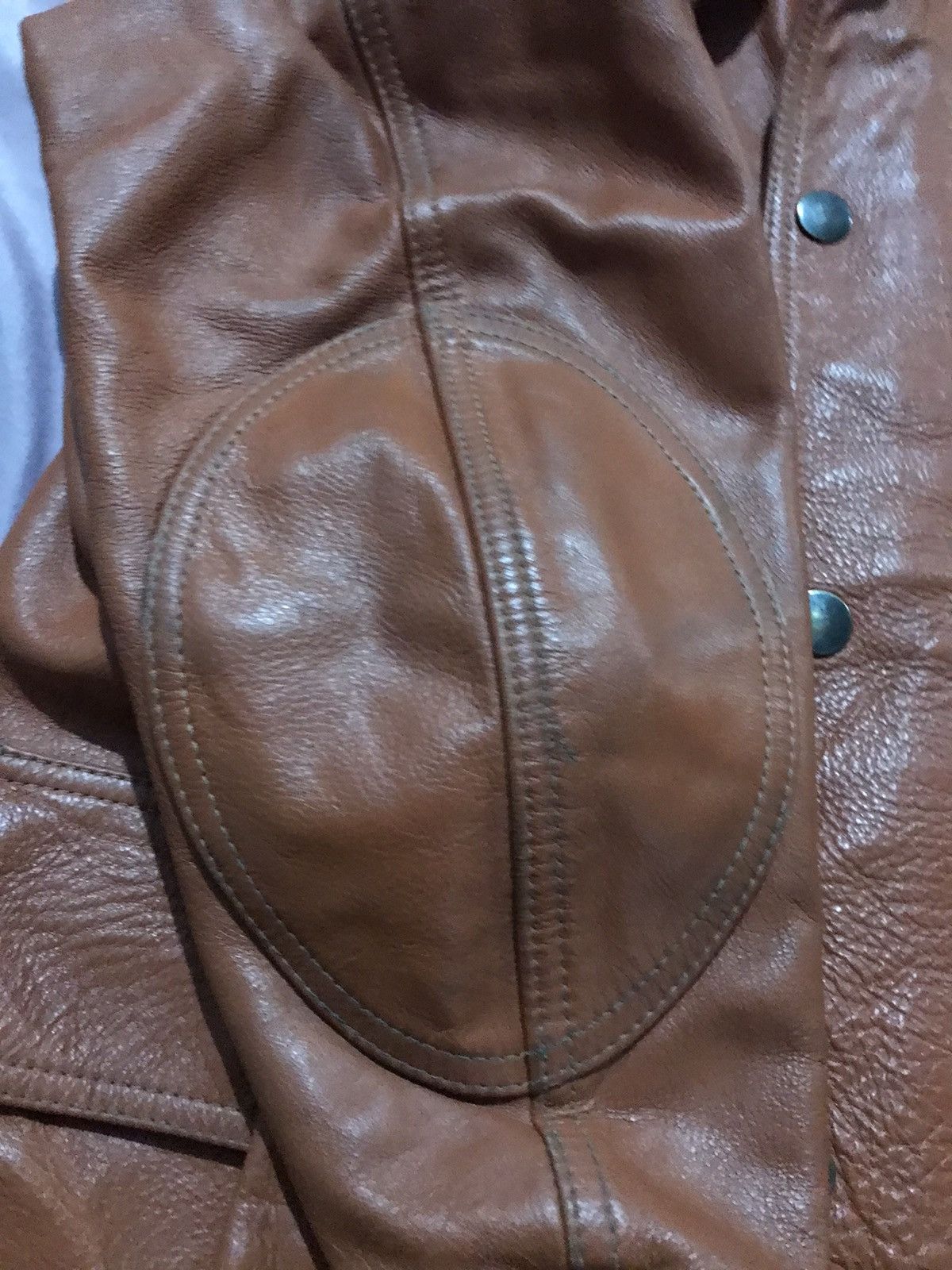 Belstaff BELSTAFF THICK FULL GRAIN VEG TANNED LEATHER JACKET Size US S / EU 44-46 / 1 - 15 Thumbnail