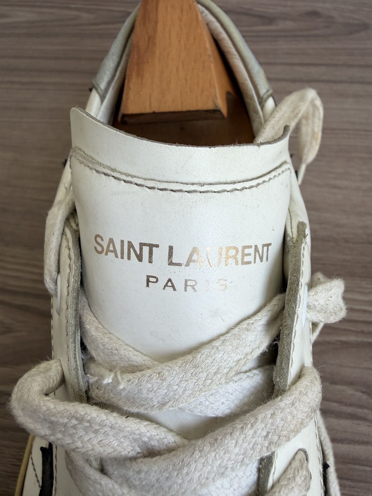 Saint Laurent Paris Ss15 court classic star trainers Size US 8.5 / EU 41-42 - 9 Thumbnail