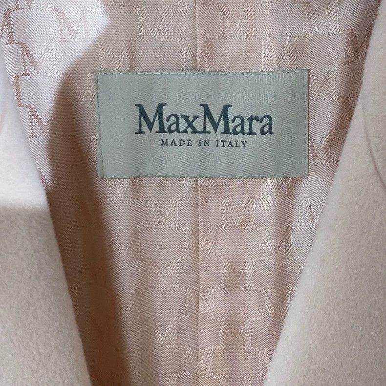 Max Mara Max Mara Hot Style 101801 Cherry Pollen Belted Cashmere Co Size L / US 10 / IT 46 - 5 Thumbnail