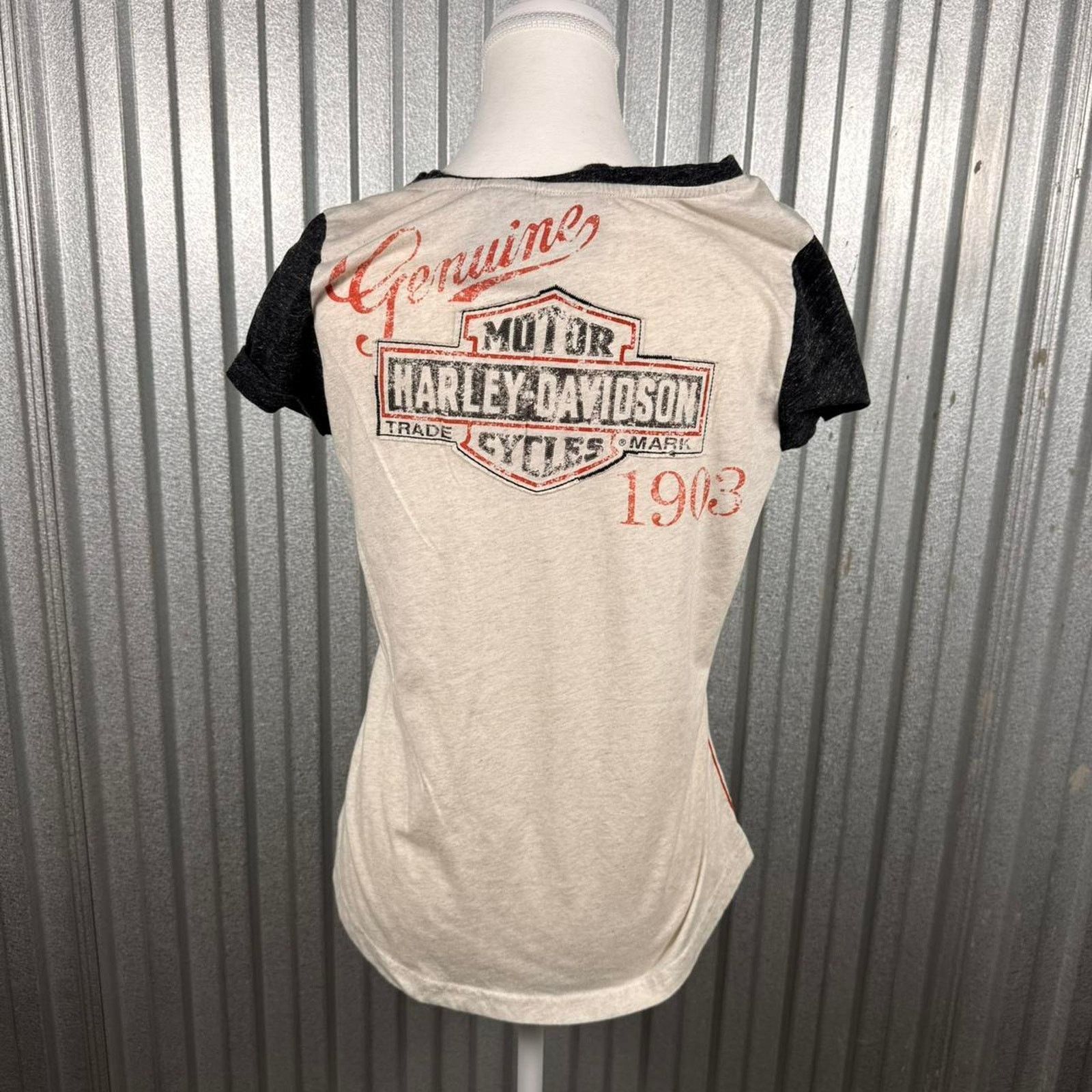 Harley Davidson Harley davidson cream and black Size M / US 6-8 / IT 42-44 - 5 Thumbnail