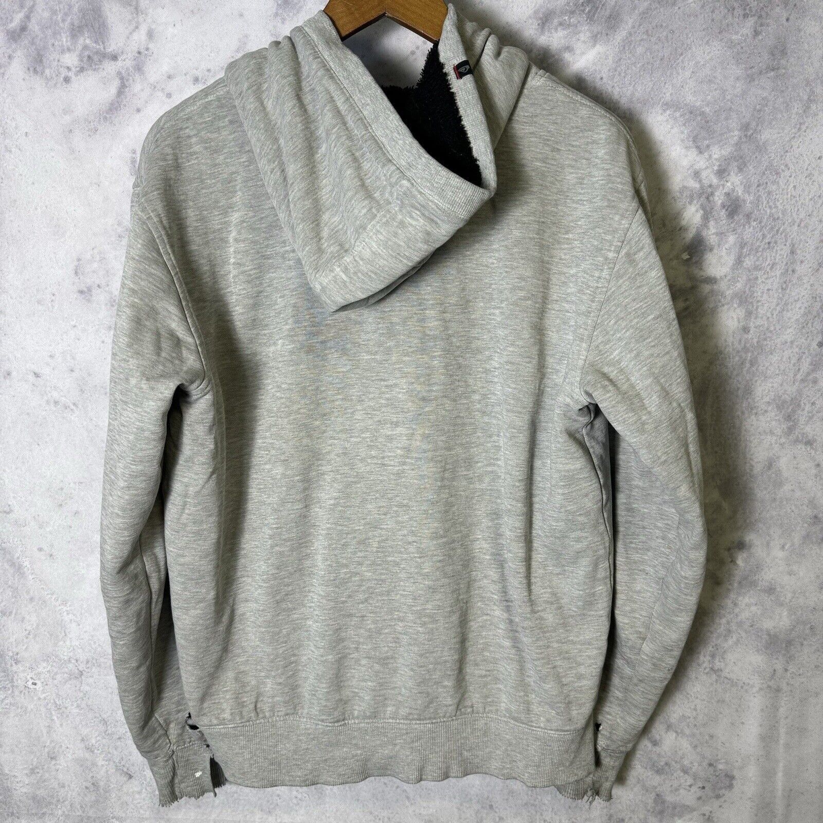Quiksilver Quiksilver Hoodie Sweatshirt Mens Medium Gray Full Zip Size US M / EU 48-50 / 2 - 2 Thumbnail
