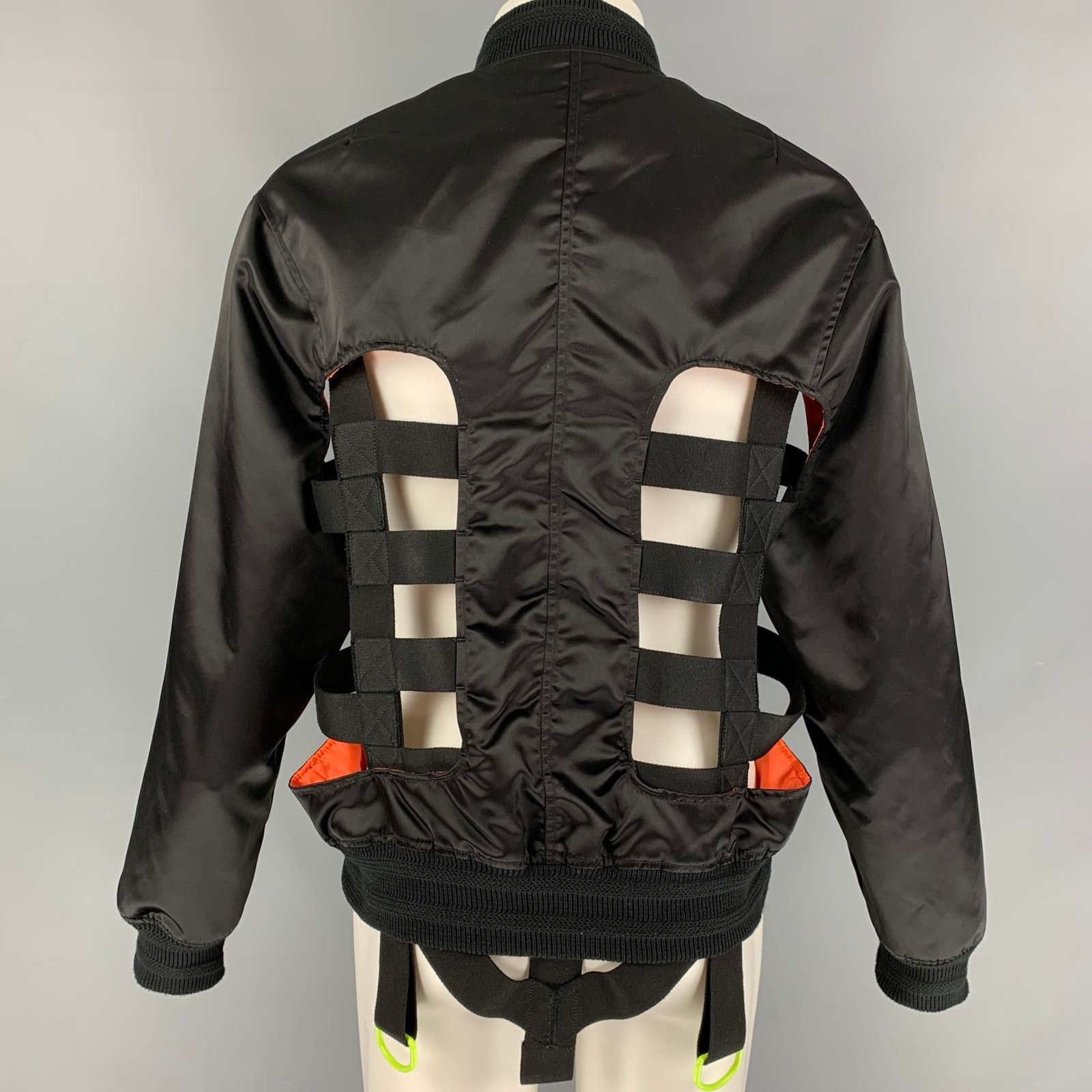 Walter Van Beirendonck Walter Van Beirendonck S Polyester Skeleton Bomber Jacket Size US S / EU 44-46 / 1 - 5 Thumbnail