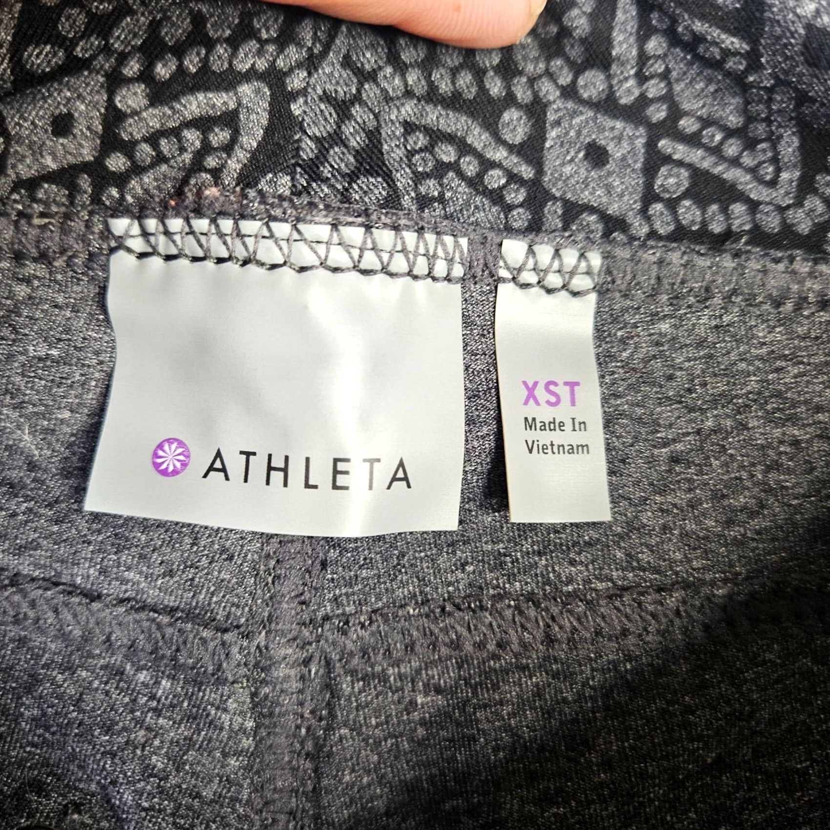 Athleta Athleta Women's Leggings Skinny Black Gray Low-rise XS Regular Legging Pant Size XS Black Athleta Activewear Pants Womens 90s Sports Athleisure Socks? Size 26" / US 2 / IT 38 - 7 Thumbnail