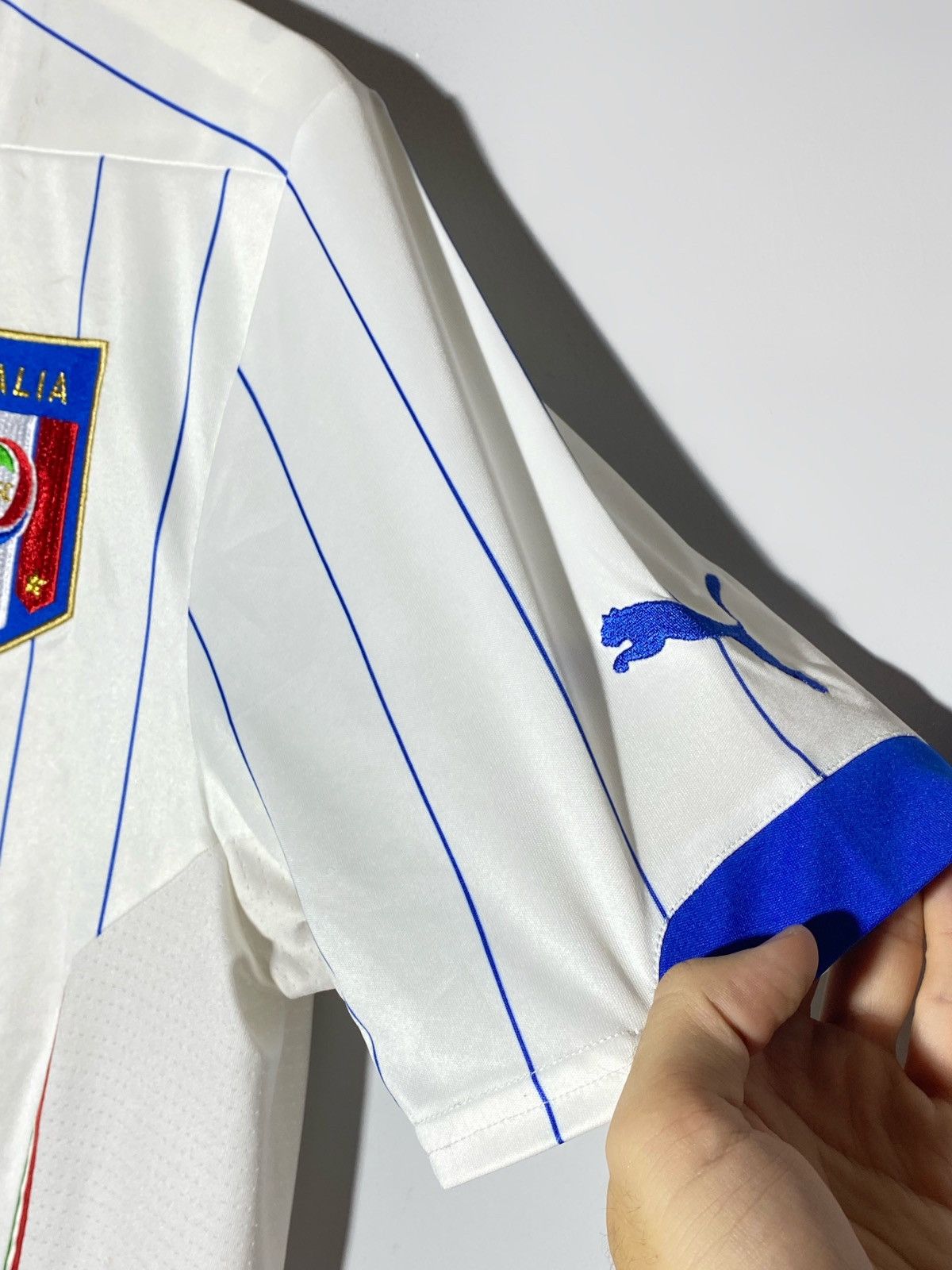 Puma Puma Italy 2014 Away Football Shirt Size US L / EU 52-54 / 3 - 8 Thumbnail