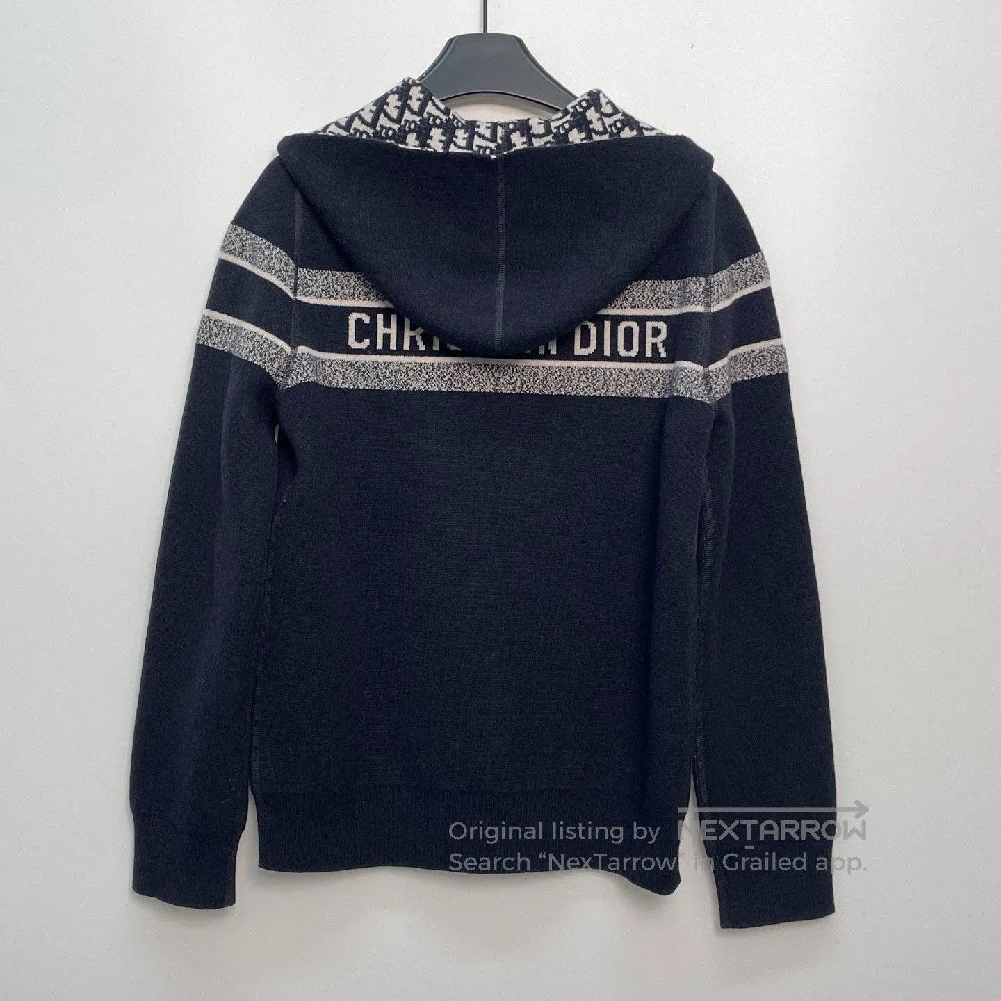 Dior Dior Printed Reversible Hooded Cashmere Sweater. Size S / US 4 / IT 40 - 2 Thumbnail