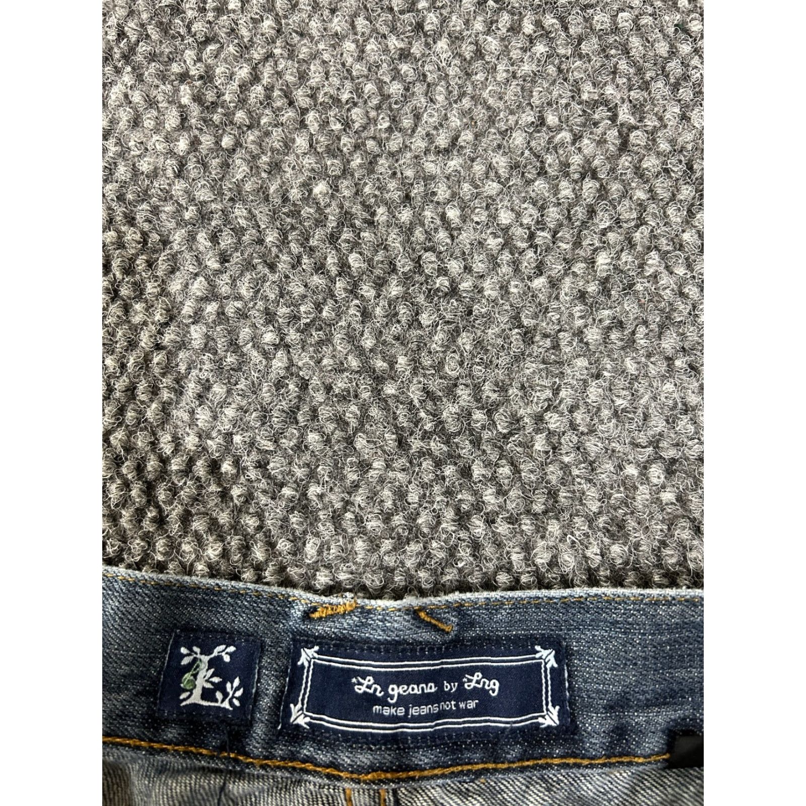 Denime LRG Jeans Mens 38x33 Blue Denim Straight Leg 5-Pocket Regular Rise Mid Vintage No N/A Size US 38 / EU 54 - 5 Thumbnail