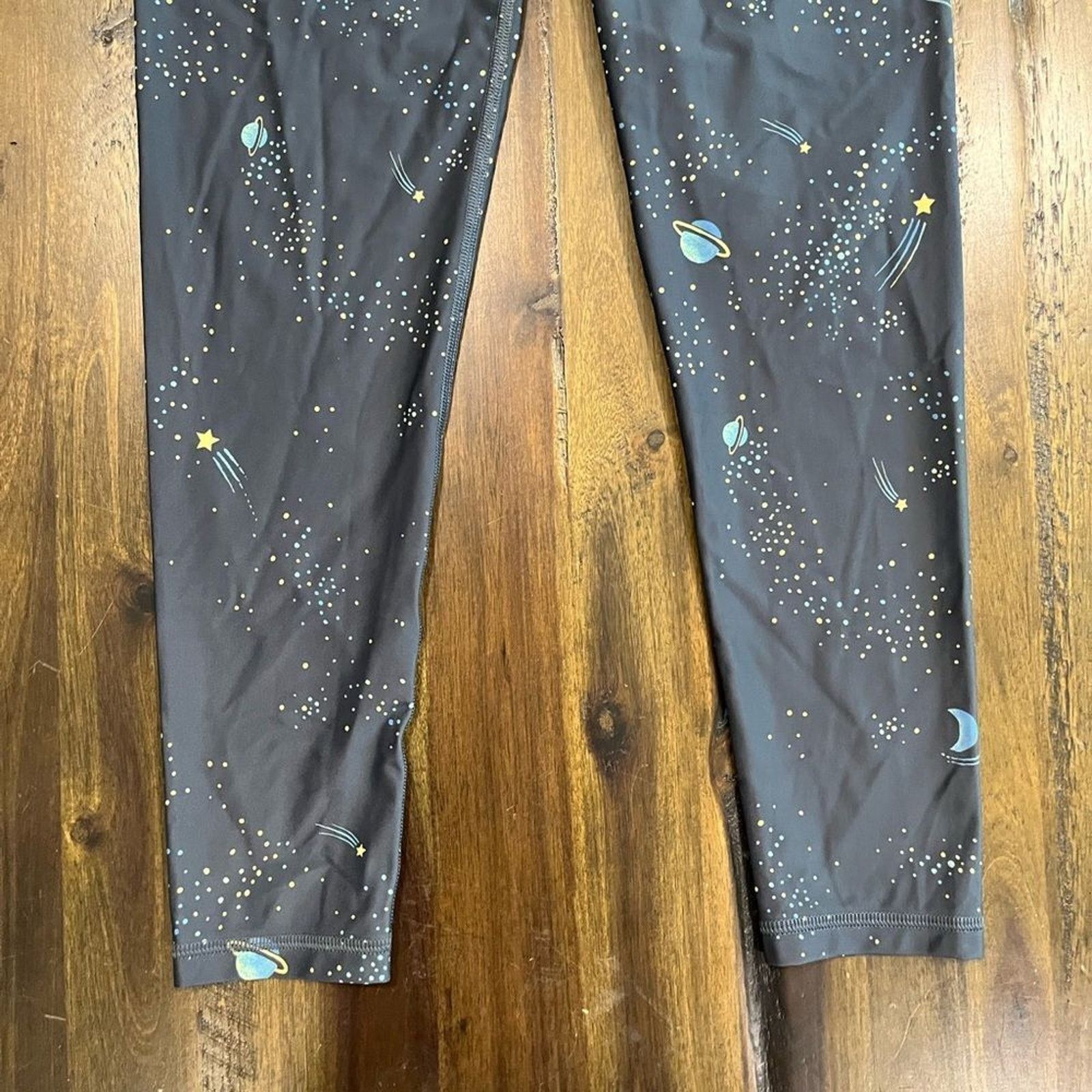 Vintage NWOT Victoria's Secret Sport Space Print Leggings - Size S Size 24" / US 00 / IT 34 - 2 Thumbnail