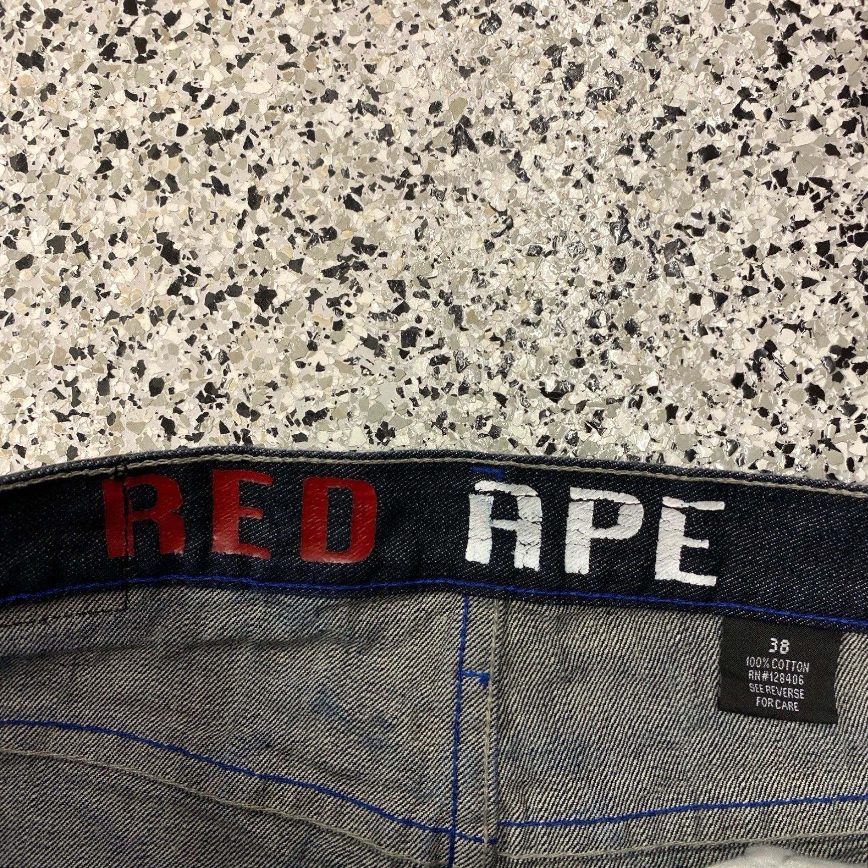 Vintage VINTAGE Red Ape Jeans Baggy Y2K Embroidered Jeans Wide-Leg 38 Blue EUC Mens Jeans Size US 38 / EU 54 - 3 Thumbnail
