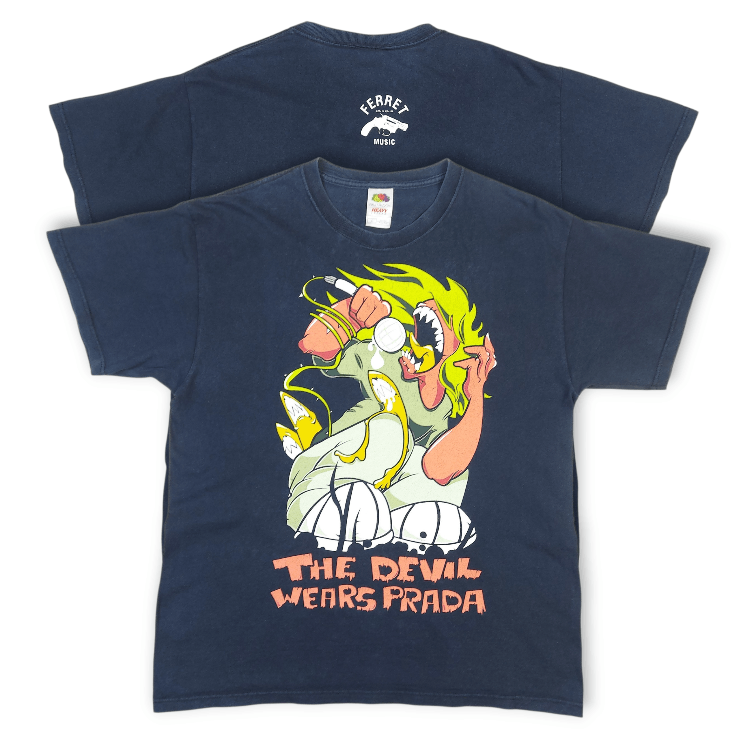 Band Tees VTG The Devil Wears Prada Band Ferret Music MySpace Era TEE Size US L / EU 52-54 / 3 - 1 Thumbnail