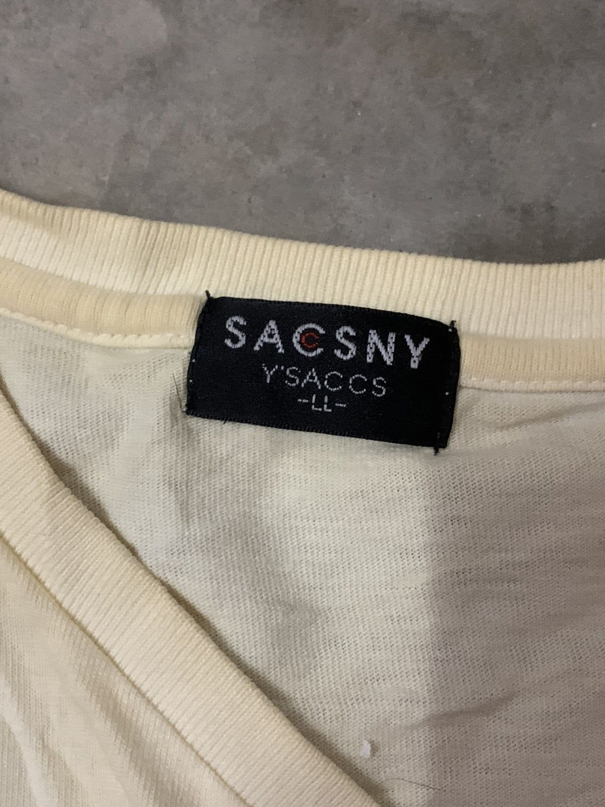 Japanese Brand × Y's for Men × Yohji Yamamoto Yohji Yamamoto Y’saccs Plain Tee Size US L / EU 52-54 / 3 - 3 Thumbnail
