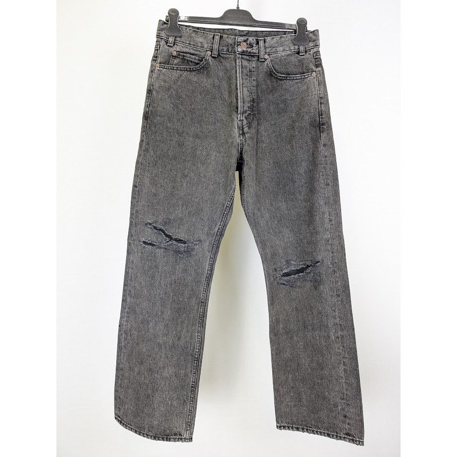 Celine o1rshd1 Denim Jeans in Black Size US 31 - 2 Thumbnail