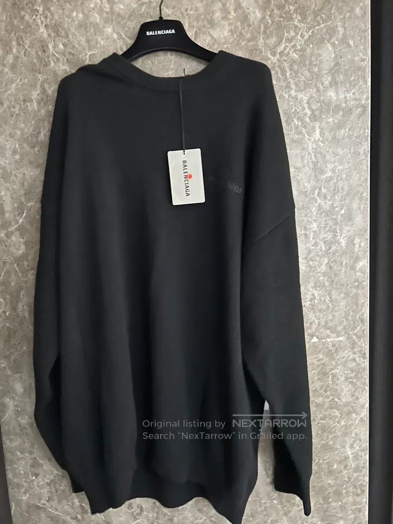 Balenciaga Balenciaga Embroidered Sweater, Size M Size US M / EU 48-50 / 2 - 1 Thumbnail