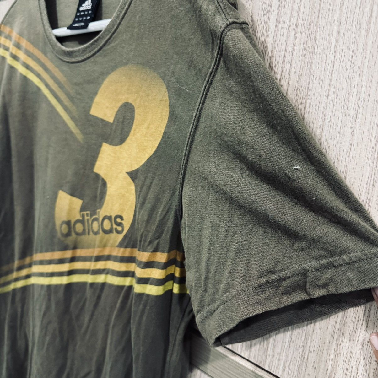 Adidas Vintage 2008 Adidas Big No 3 Size US M / EU 48-50 / 2 - 3 Thumbnail