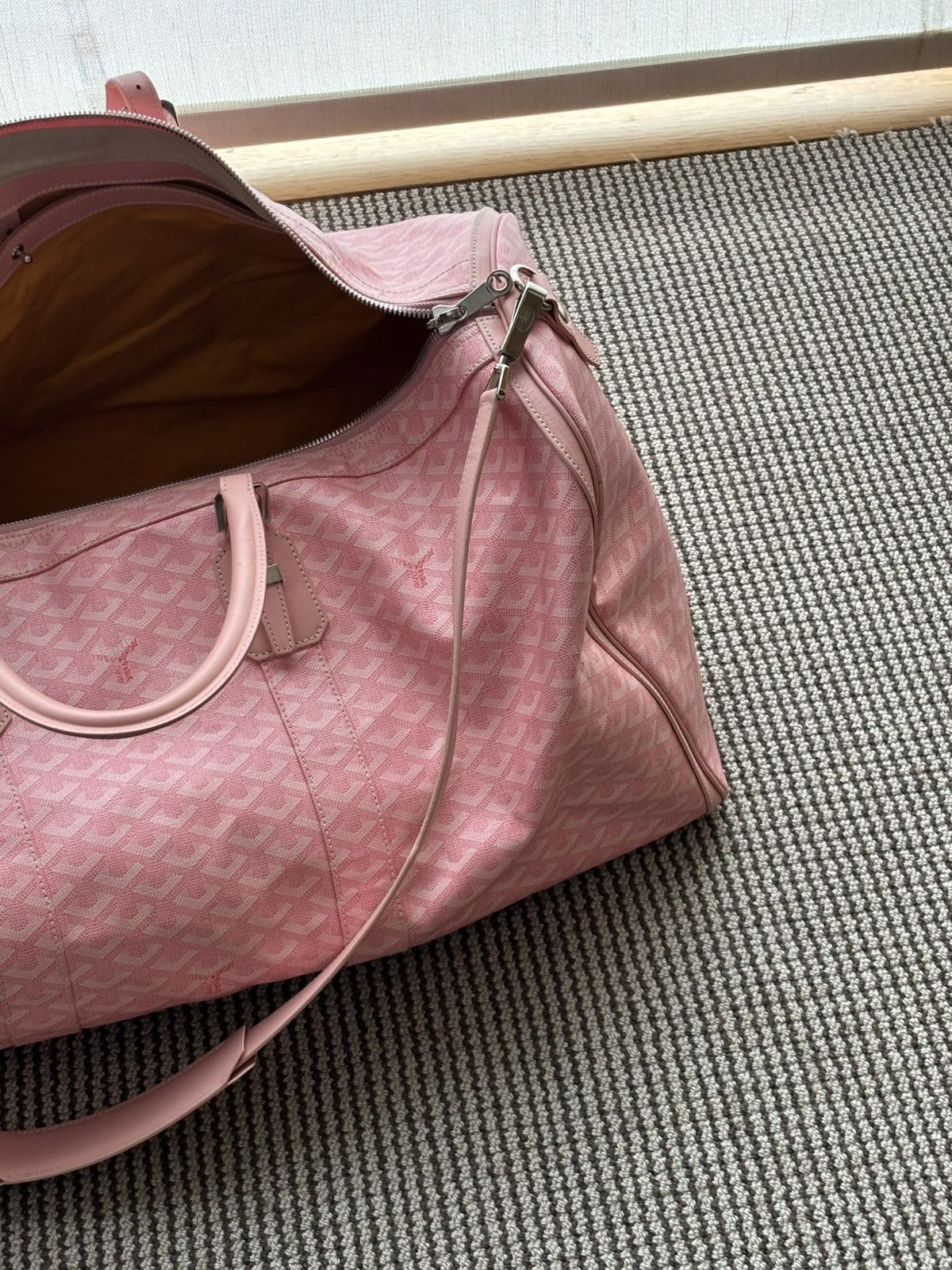 Goyard RARE!! Goyard 2008 sakura pink Croisiere 60cm Duffle Bag Size ONE SIZE - 3 Thumbnail