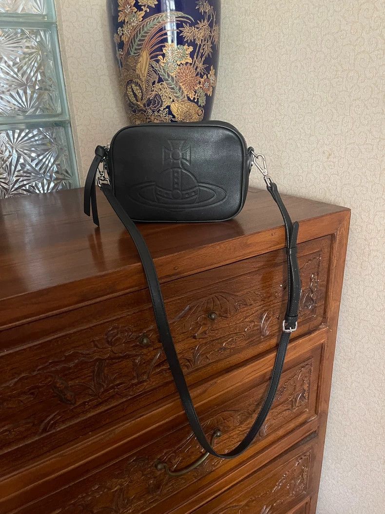 Vivienne Westwood vivienne westwood size os Saturn logo leather shoulder bag Size ONE SIZE - 5 Thumbnail
