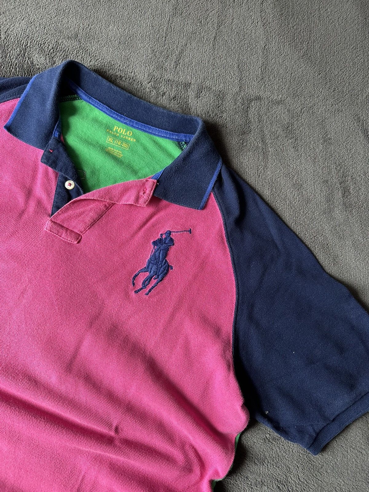 Polo Ralph Lauren × Ralph Lauren × Vintage Polo Ralph Lauren Polo Shirt Big Pony Rugby Size US M / EU 48-50 / 2 - 3 Thumbnail