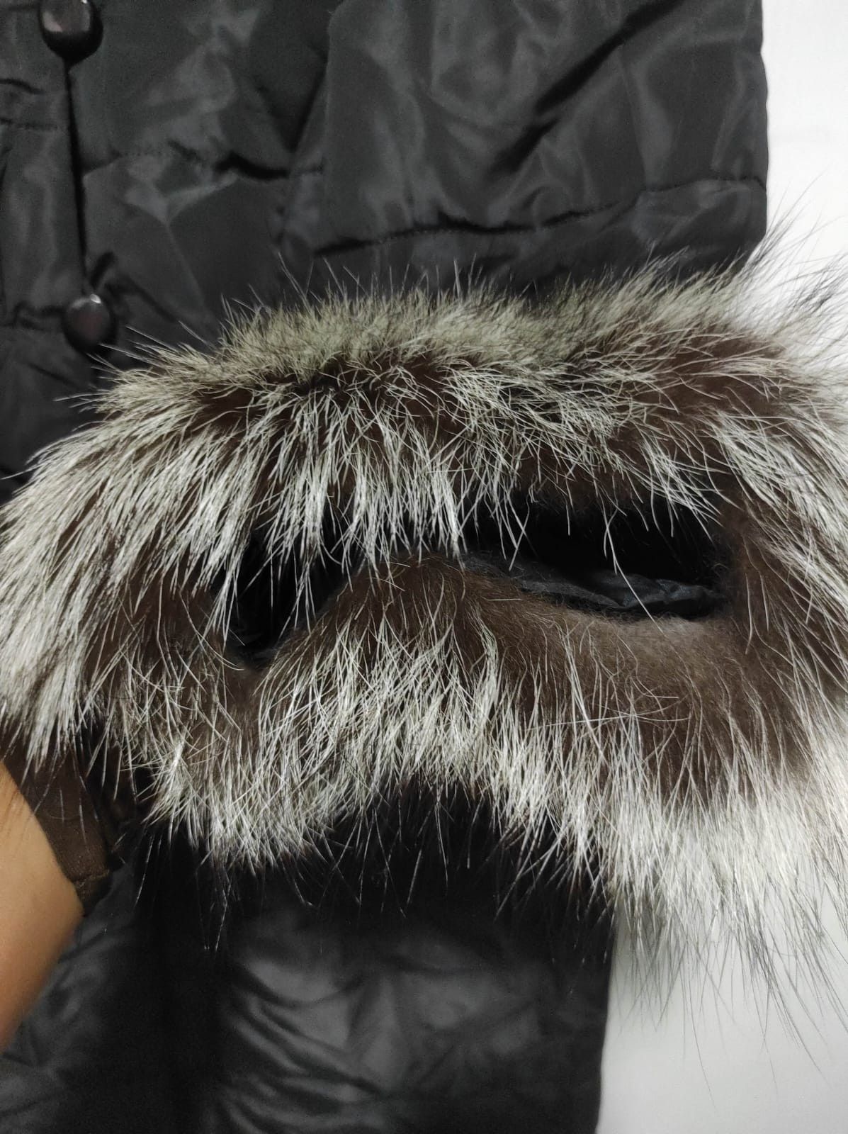 Japanese Brand Leilian made in Japan fur down puffer hoodie Jacket Size L / US 10 / IT 46 - 7 Thumbnail