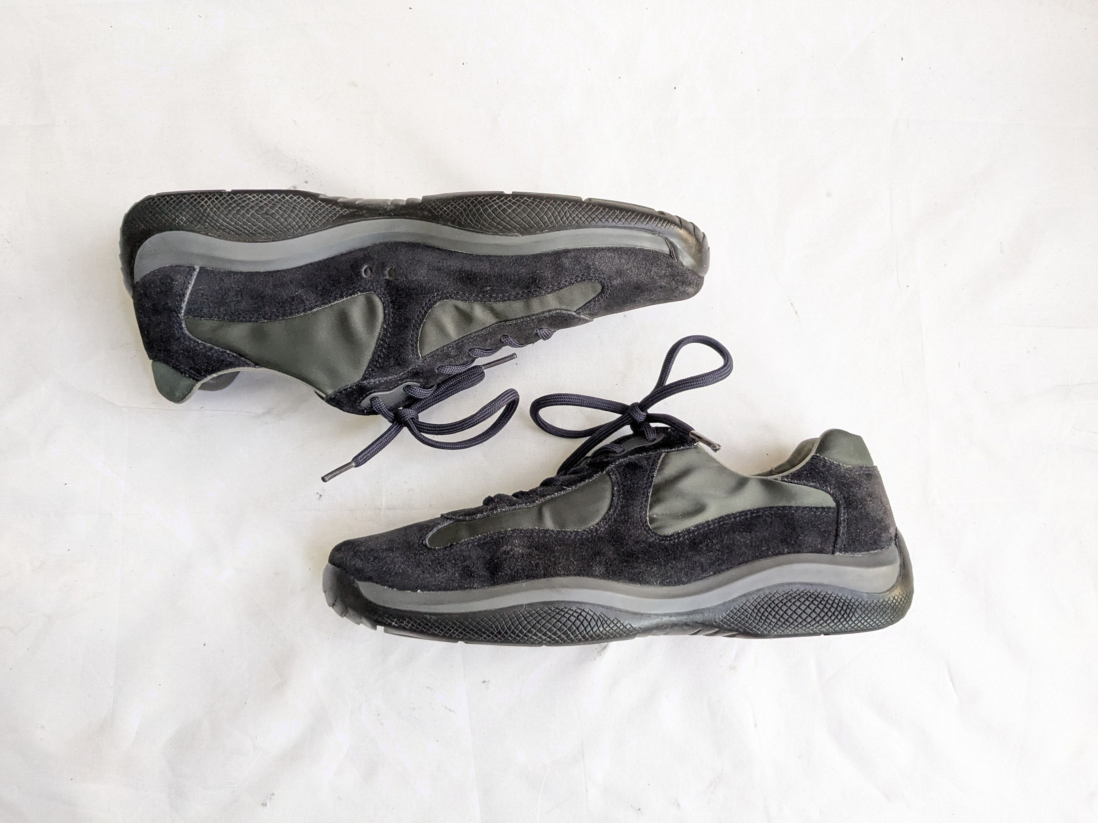 Prada Prada America's Cup Sneakers Navy Blue 9.5 Low suede Size US 9.5 / EU 42-43 - 1 Thumbnail