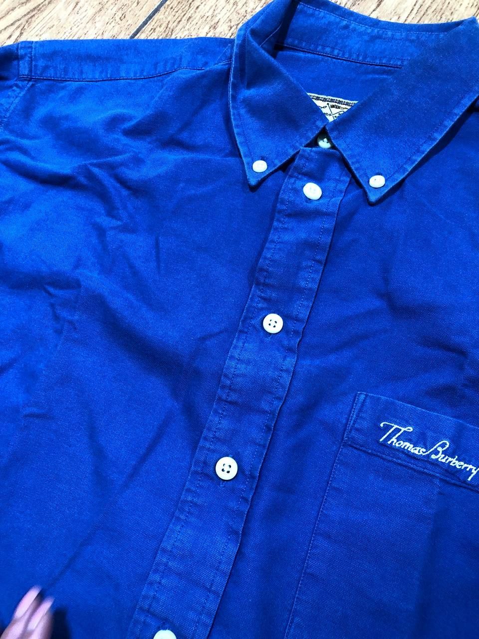 Burberry Thomas Burberry Retro Relaxed Button Down Long Sleeve Shirt Size US XL / EU 56 / 4 - 13 Thumbnail