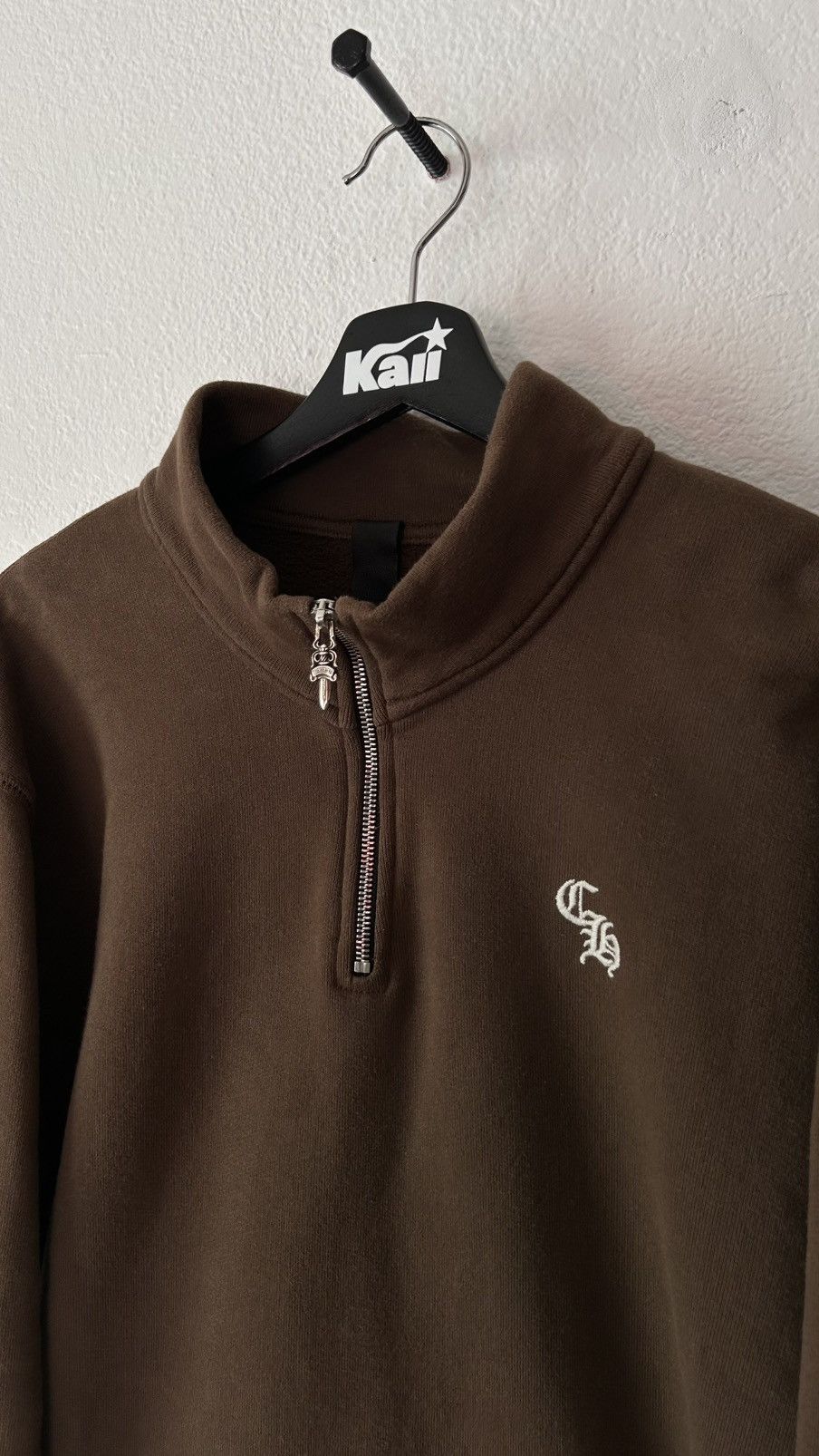 Chrome Hearts Chrome Hearts Brown Quarter Zip Size US XL / EU 56 / 4 - 4 Thumbnail