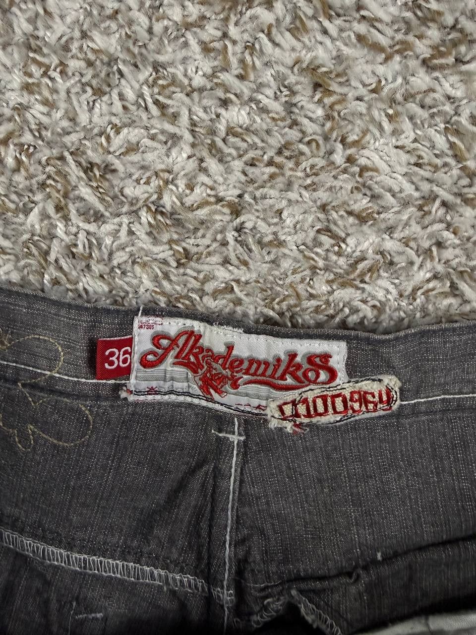 Akademiks Akademiks Denim Baggy Jeans Y2K Hip Hop Stitched Skater Size US 36 / EU 52 - 9 Thumbnail