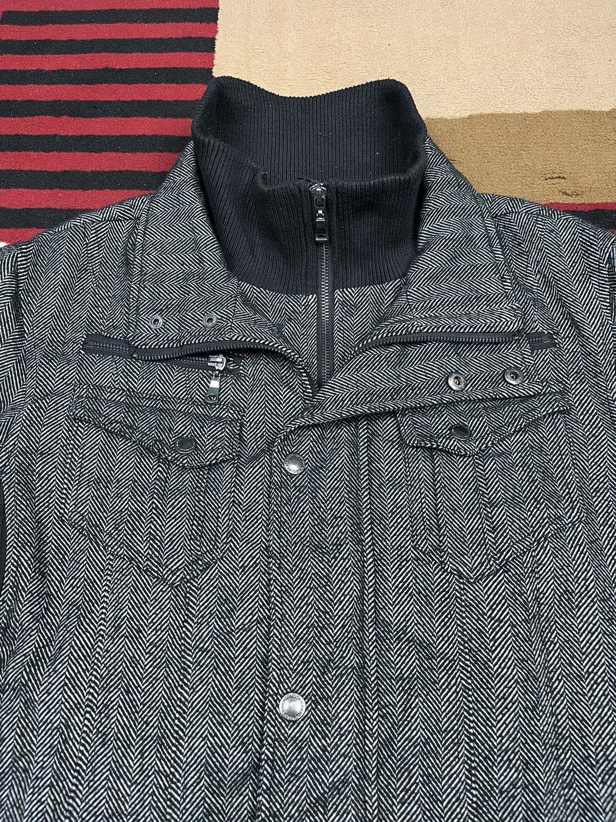 semanticdesign Semantic Design Dual Zipper Jacket Washed Grey Size US L / EU 52-54 / 3 - 6 Thumbnail