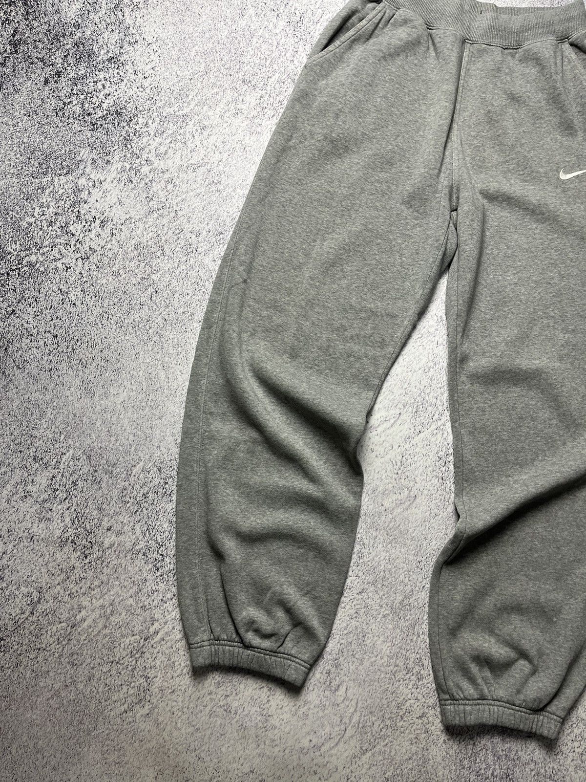 Nike × Vintage Vintage Nike Baggy Track Grey Pants Y2K Size US 32 / EU 48 - 5 Thumbnail