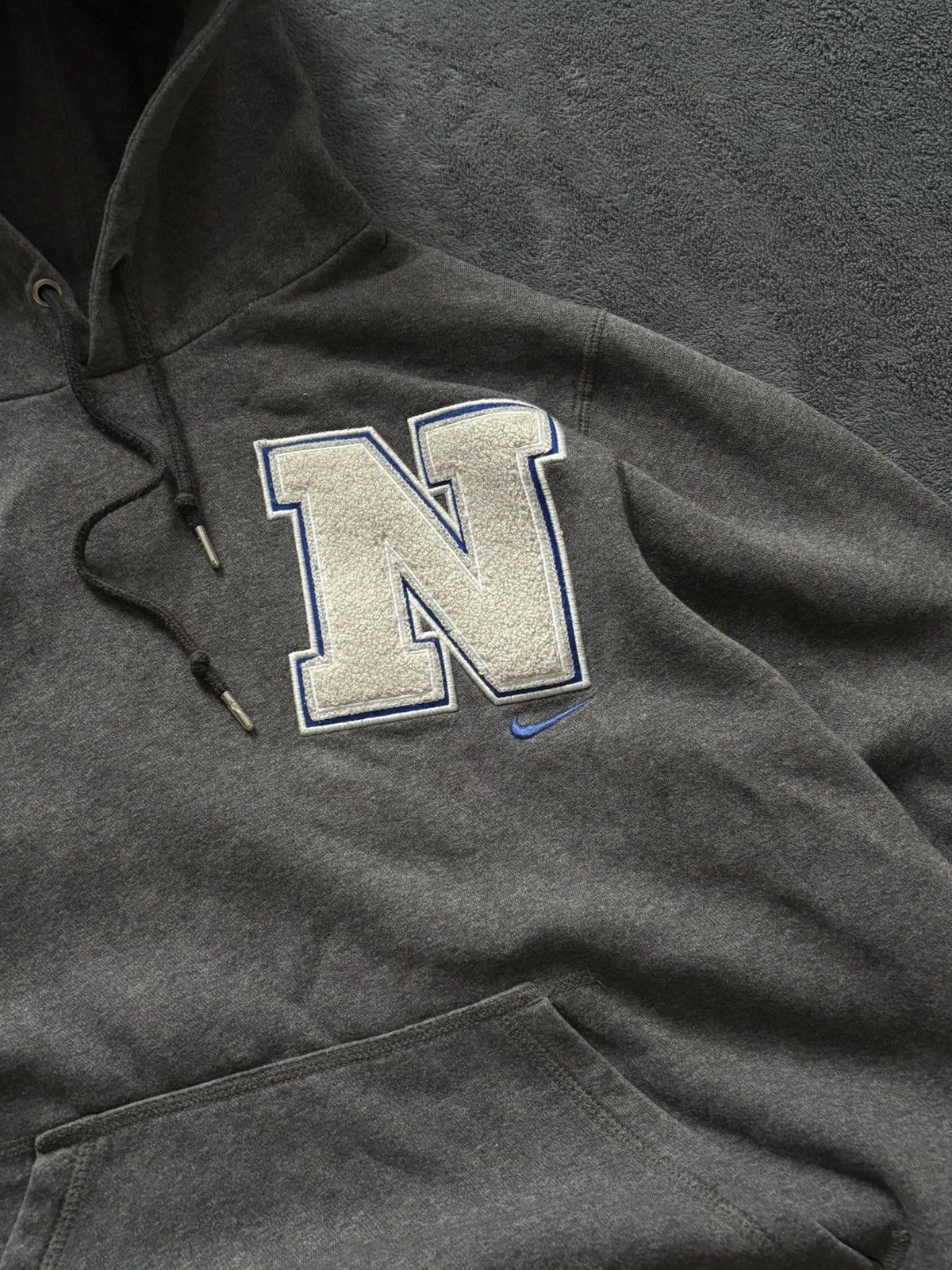 Nike 00s Vintage Nike 3D Fleece Logo Retro Oversized Hoodie Y2K Size US S / EU 44-46 / 1 - 4 Thumbnail