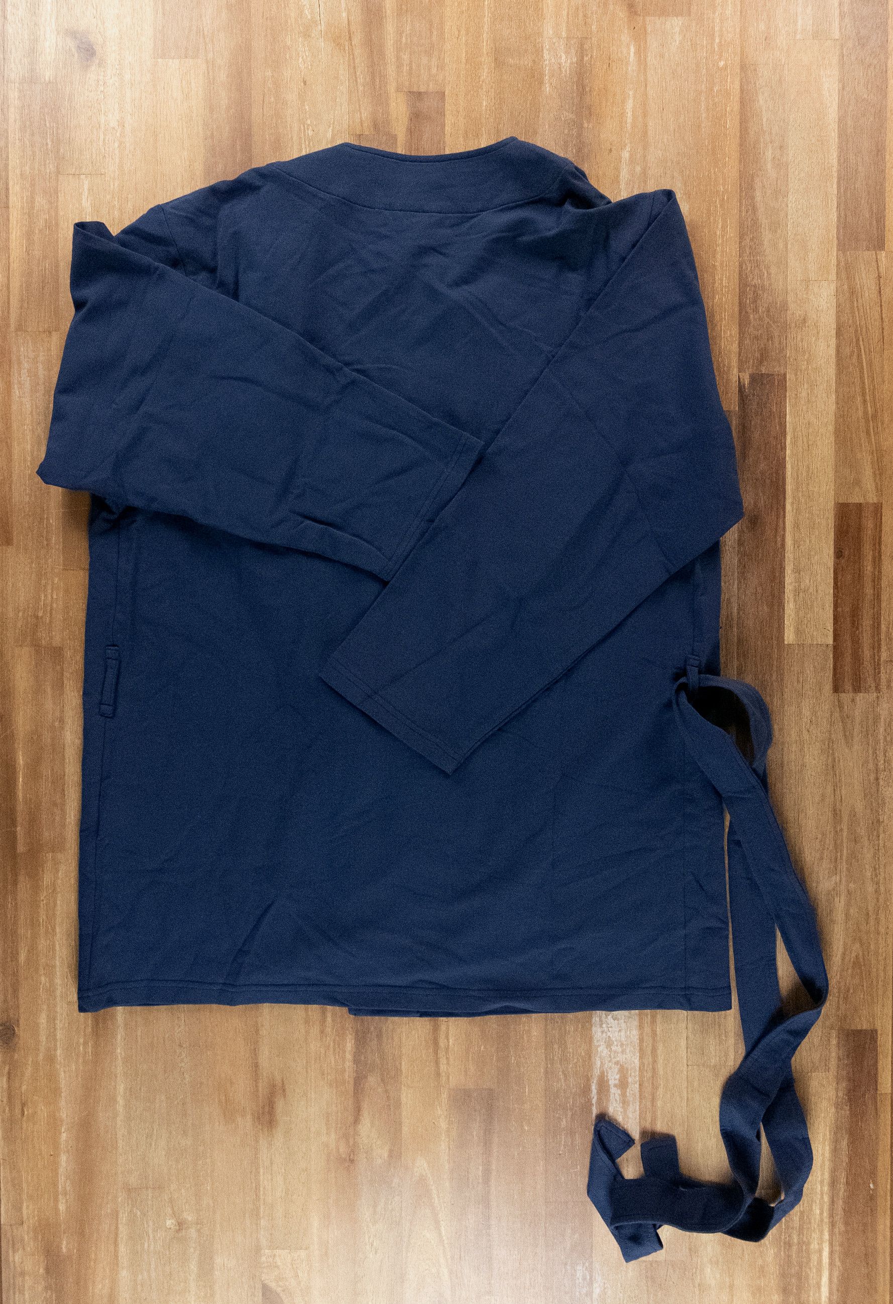 Other FRETTE blue cotton dressing gown / robe Medium pajama q Size US M / EU 48-50 / 2 - 5 Thumbnail