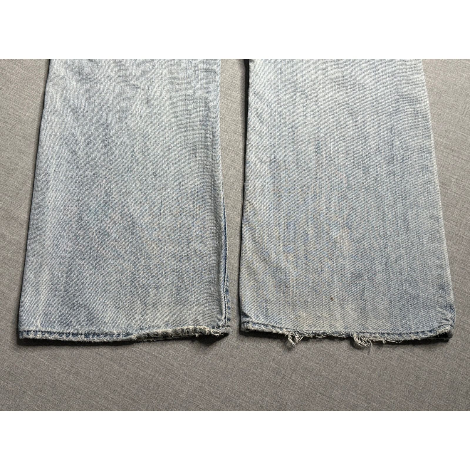 Lee × Vintage Vintage Y2K Lee Heritage Bootcut Distressed Jeans 35x29 Size US 35 - 8 Thumbnail