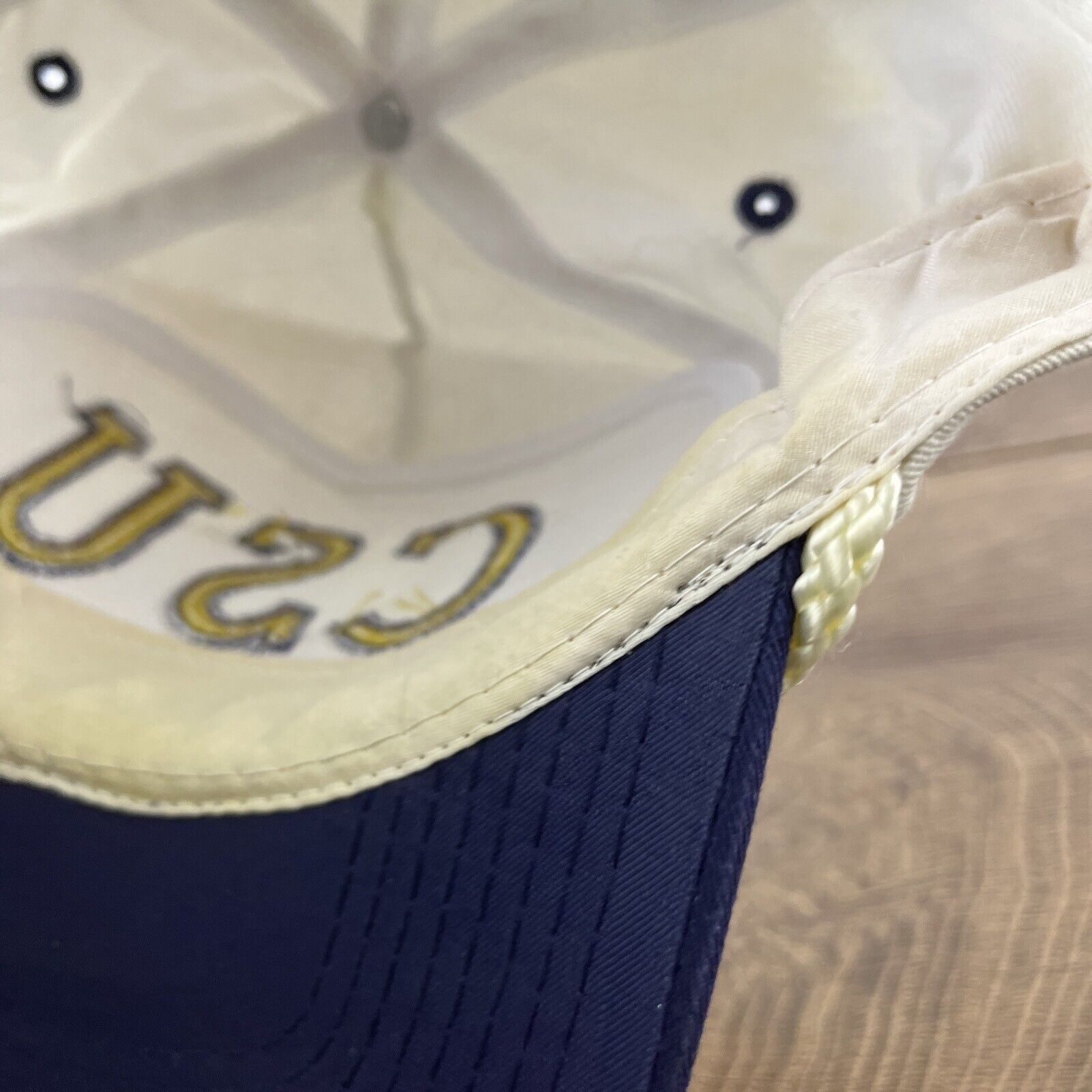 Other CSU Buccaneer Club Hat CSU White Hat Adjustable Snapback Adu Size ONE SIZE - 14 Thumbnail