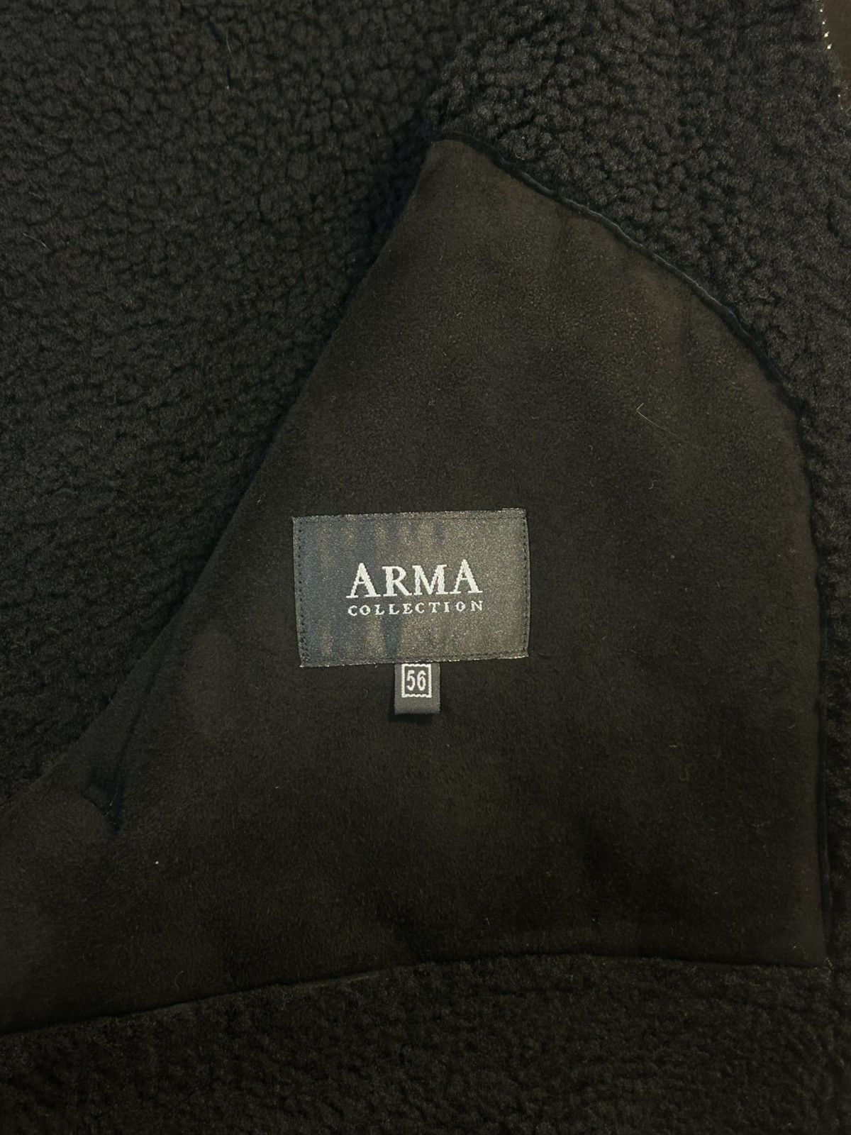 ARMA Black Arma lamb jacket Size US XL / EU 56 / 4 - 4 Thumbnail