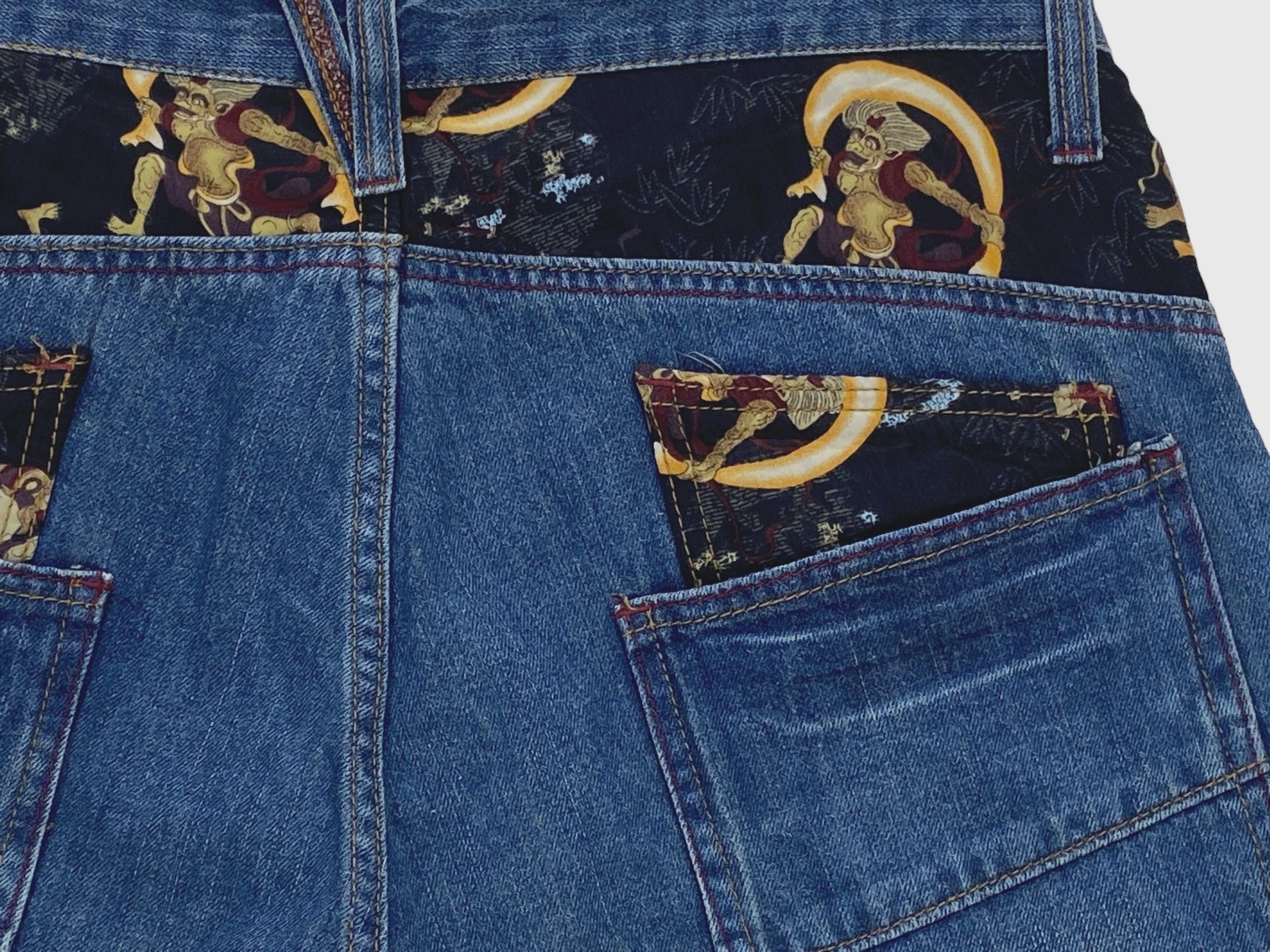 Japanese Brand Piko Short Denim Koi Sukajan Jeans Size US 32 / EU 48 - 11 Thumbnail