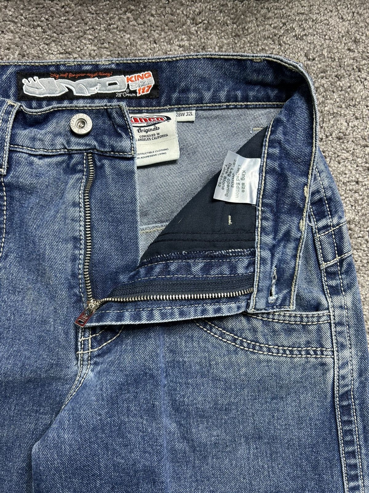 JNCO JNCO Baggy Denim Jeans King Size Distressed Limited Size US 30 / EU 46 - 4 Thumbnail