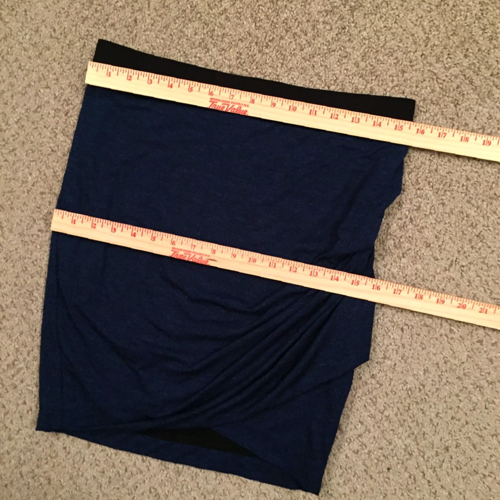 Express Express Skirt Women Knee Length M Blue Lined Pull On Pencil Straight & Size 32" / US 10 / IT 46 - 2 Thumbnail