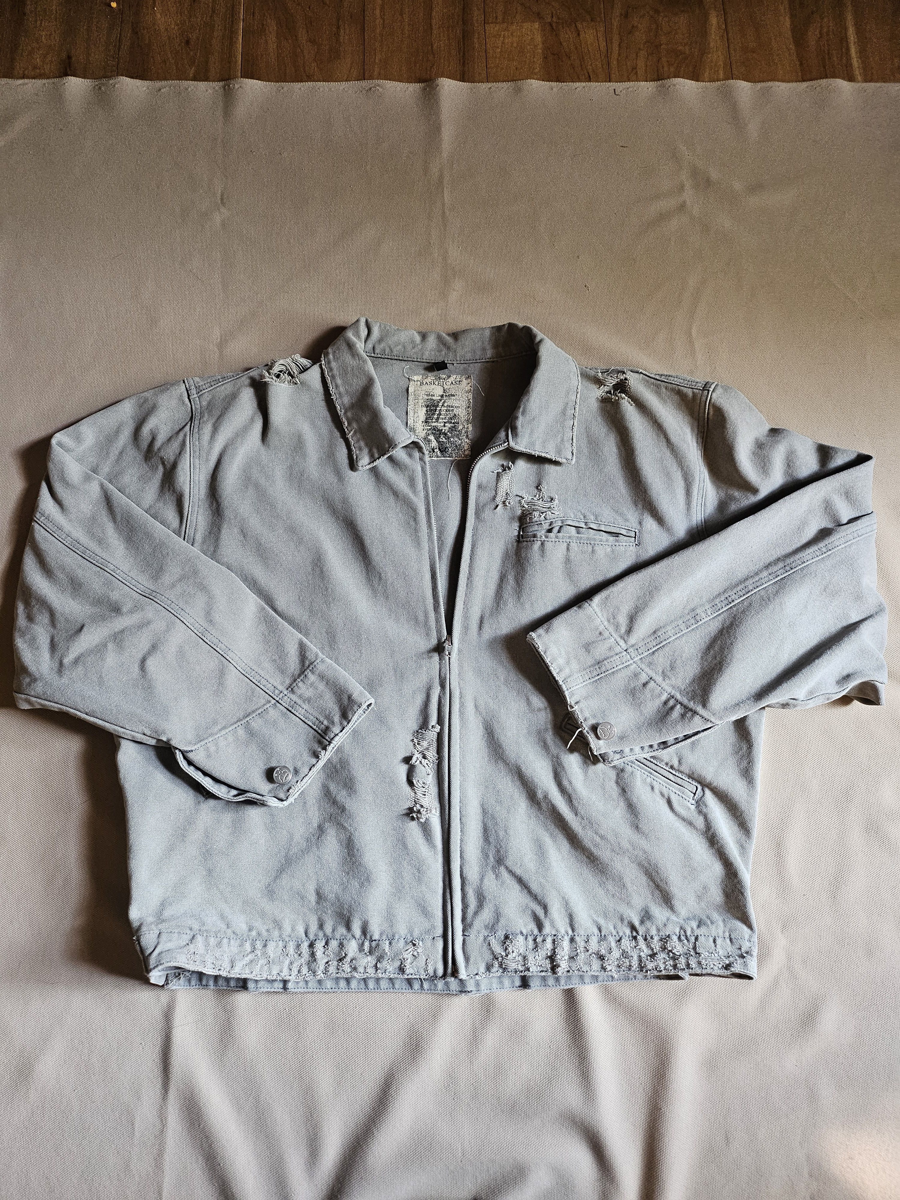 basketcase vintage work jacket + スウェット Basketcase Gallery Factory Work Jacket Vintage Black – PIECES