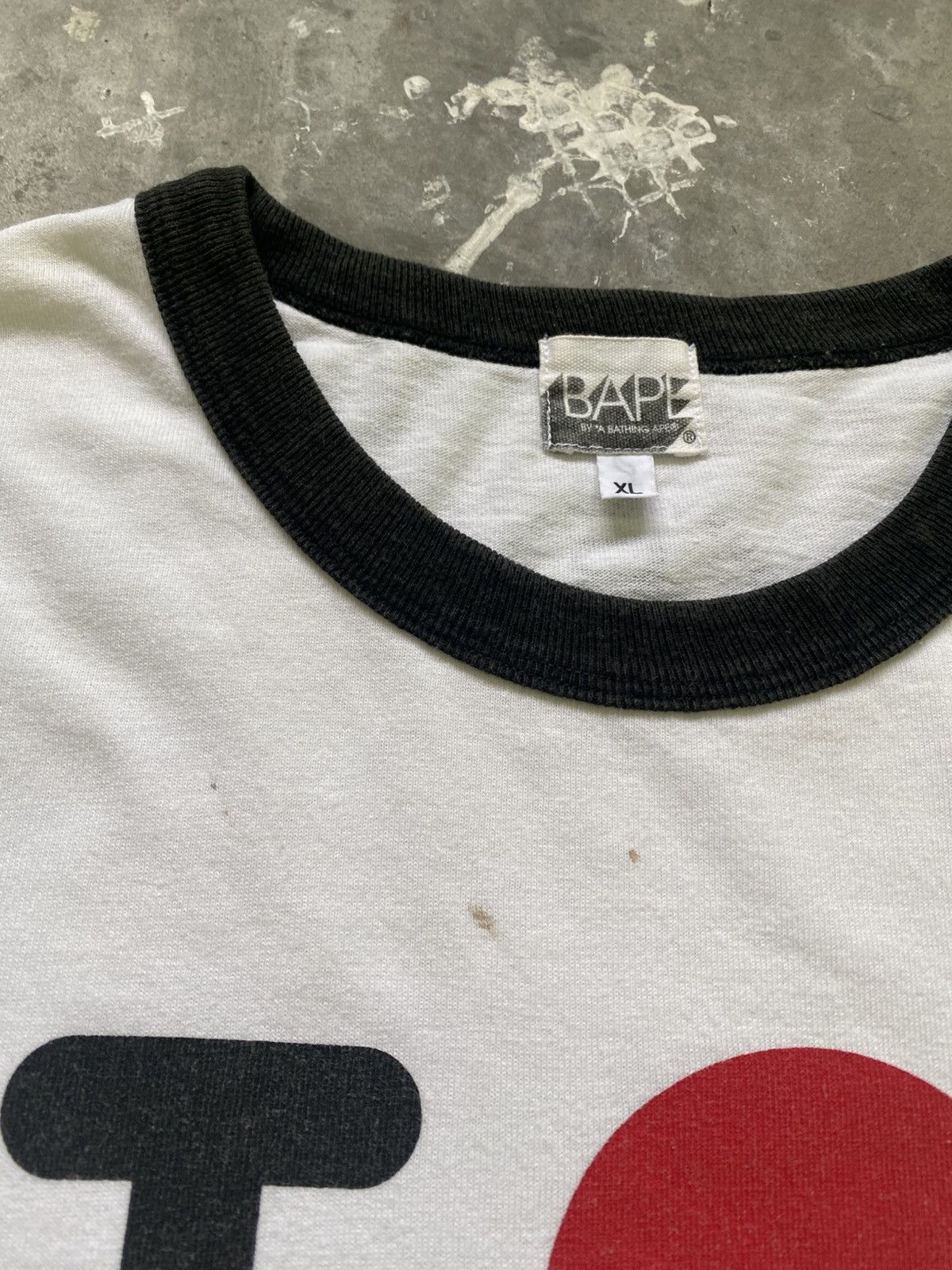 Bape Vintage Bathing Ape I Love BAPE Ringer T Shirt Size US XL / EU 56 / 4 - 16 Thumbnail