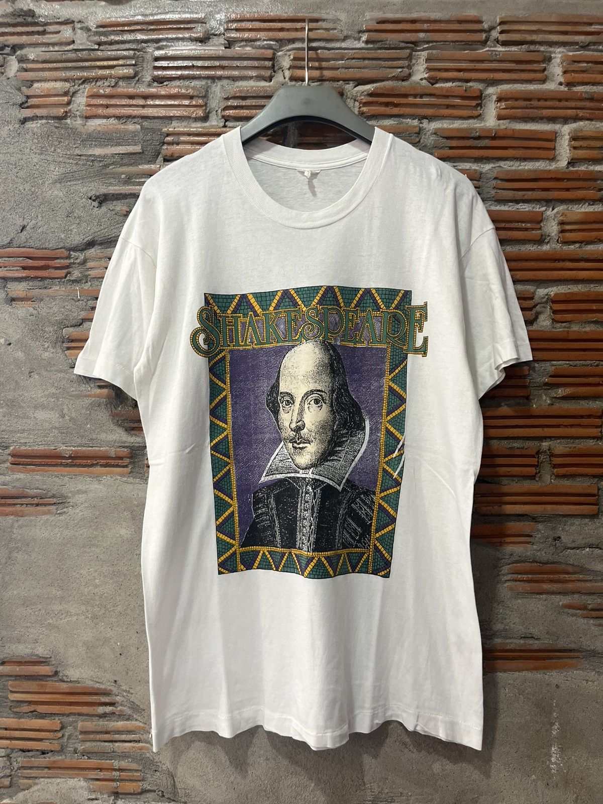 Arts & Science Vintage SHAKESPEARE Artwork Design 90’s Tshirt Size US L / EU 52-54 / 3 - 2 Thumbnail