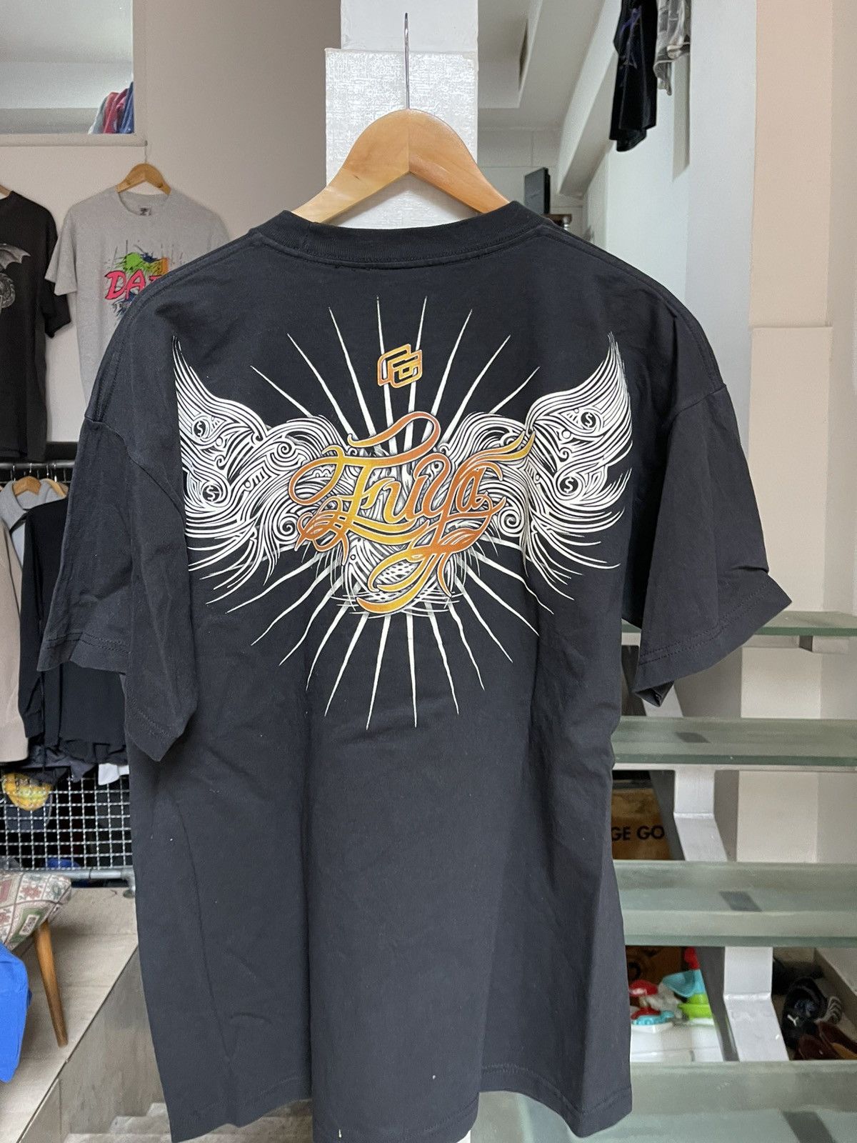 Vintage FUYA deadly threats t shirt y2k Size US XL / EU 56 / 4 - 2 Thumbnail