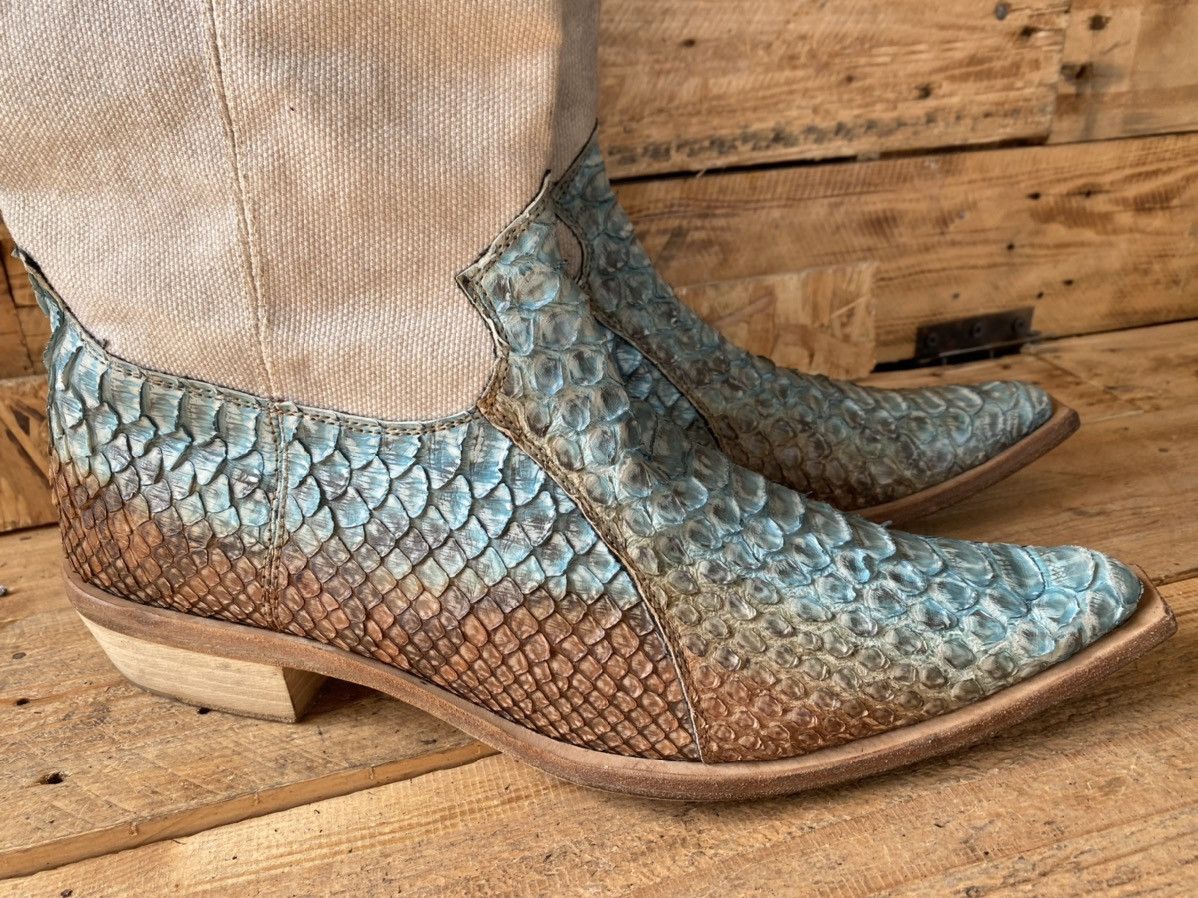 Roberto Cavalli Roberto cavali western cowboy boots,exotic python skin sz41 Size US 8 / EU 41 - 8 Thumbnail