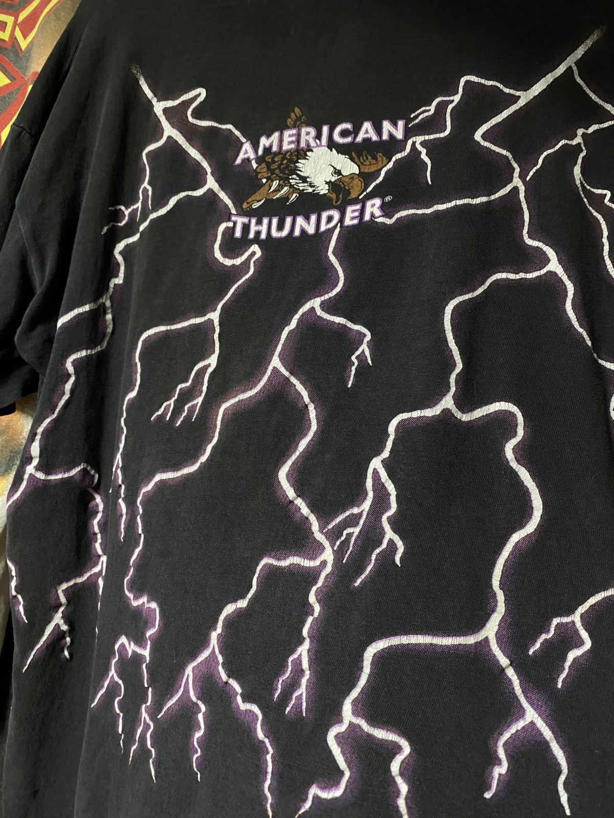 Vintage 90’s Vintage American Thunder Eagle Kanye Tee Shirt Large Size US L / EU 52-54 / 3 - 5 Thumbnail