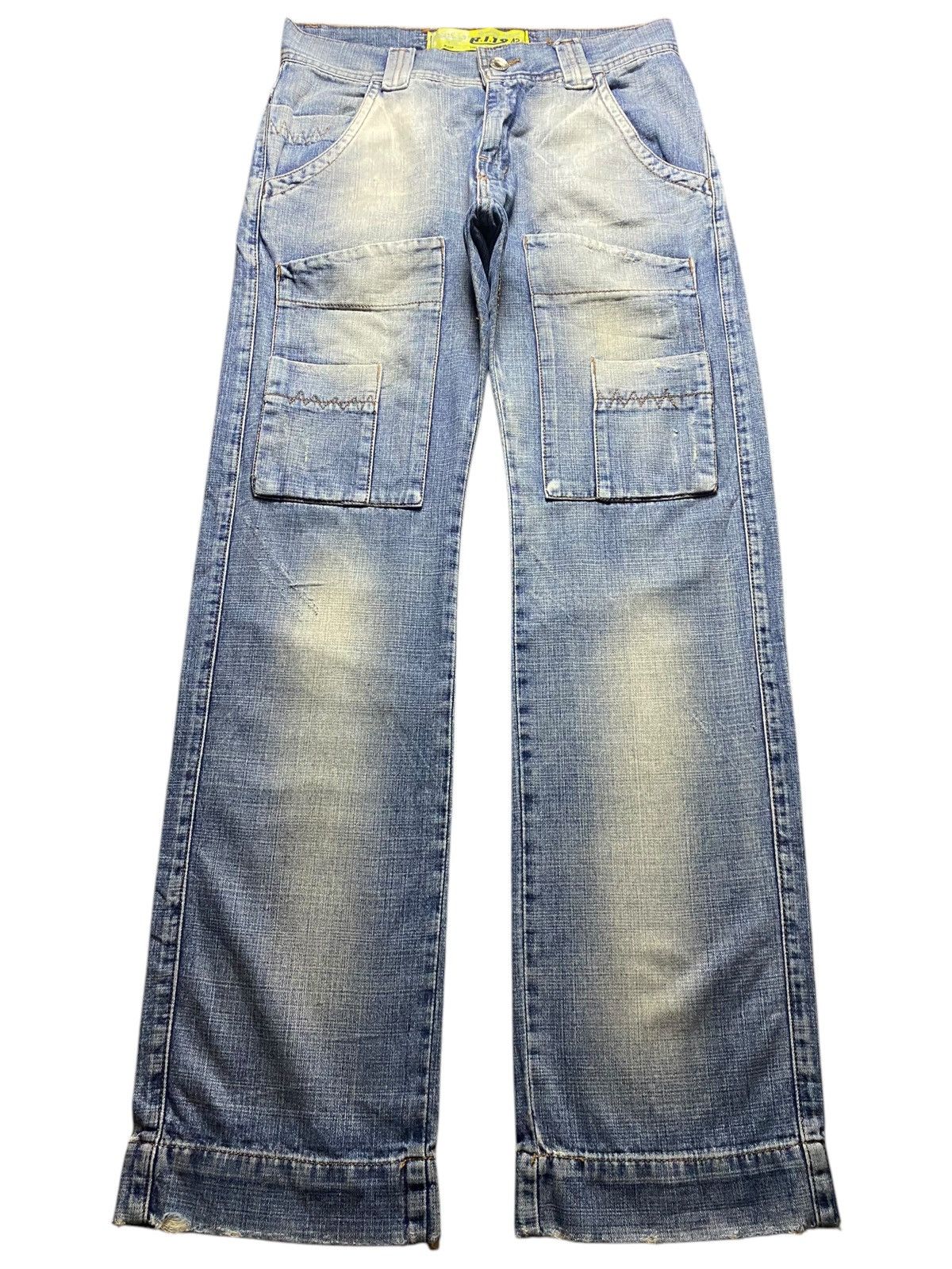 14th Addiction Rare R119 Multi Pocket Rusty Jeans Size US 32 / EU 48 - 1 Thumbnail
