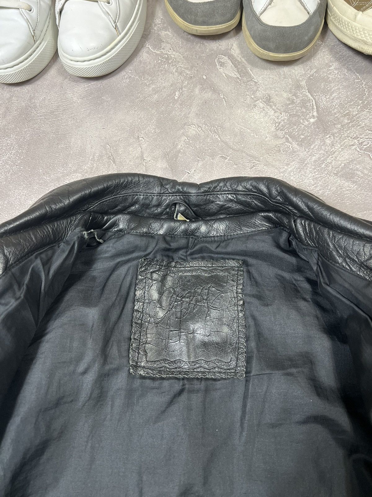 Vintage Vintage Y2k Leather Jacket Size US S / EU 44-46 / 1 - 8 Thumbnail