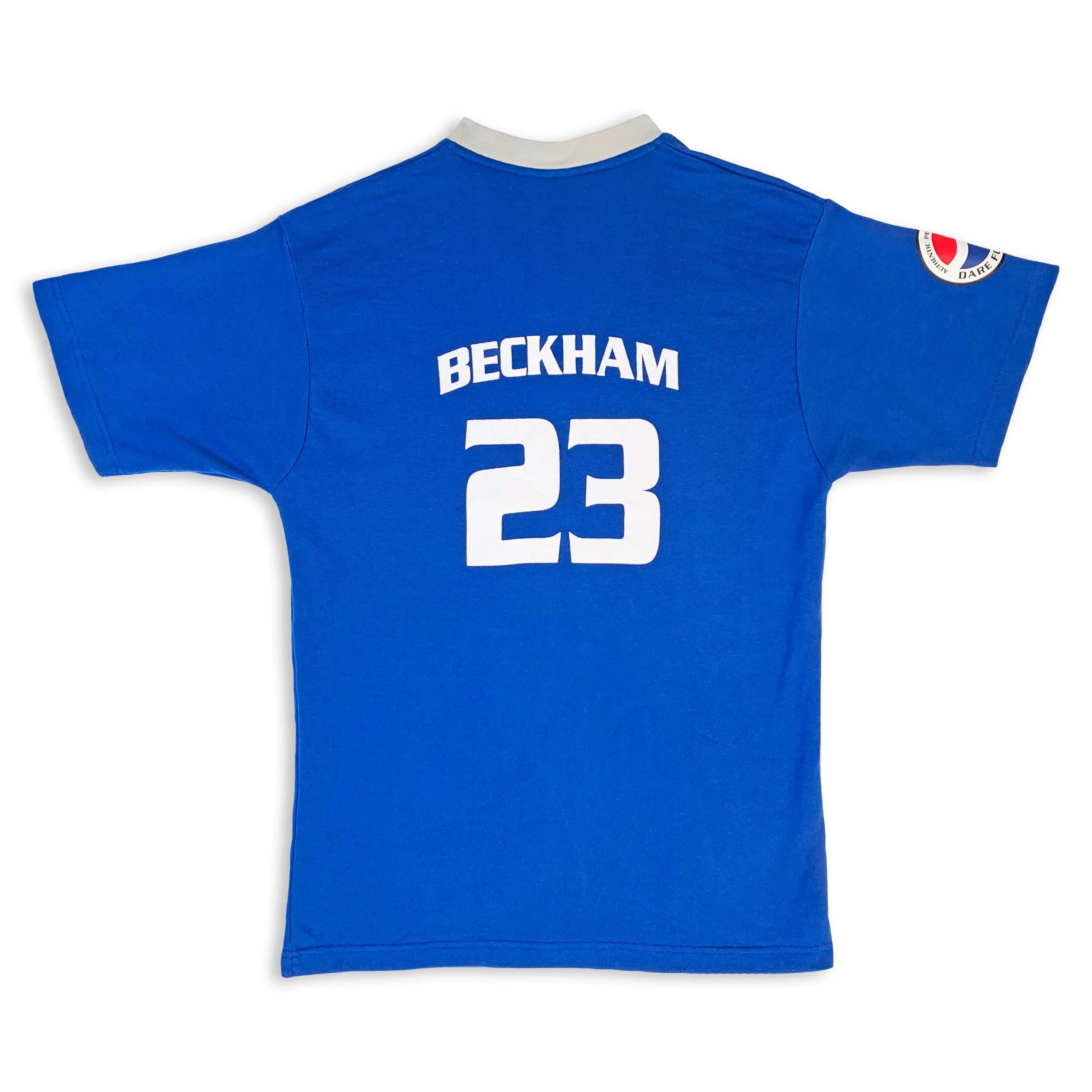 Pepsi Y2K PEPSI BECKHAM 23 t shirt Soccer Football Jersey Kit Tee Size US M / EU 48-50 / 2 - 3 Thumbnail