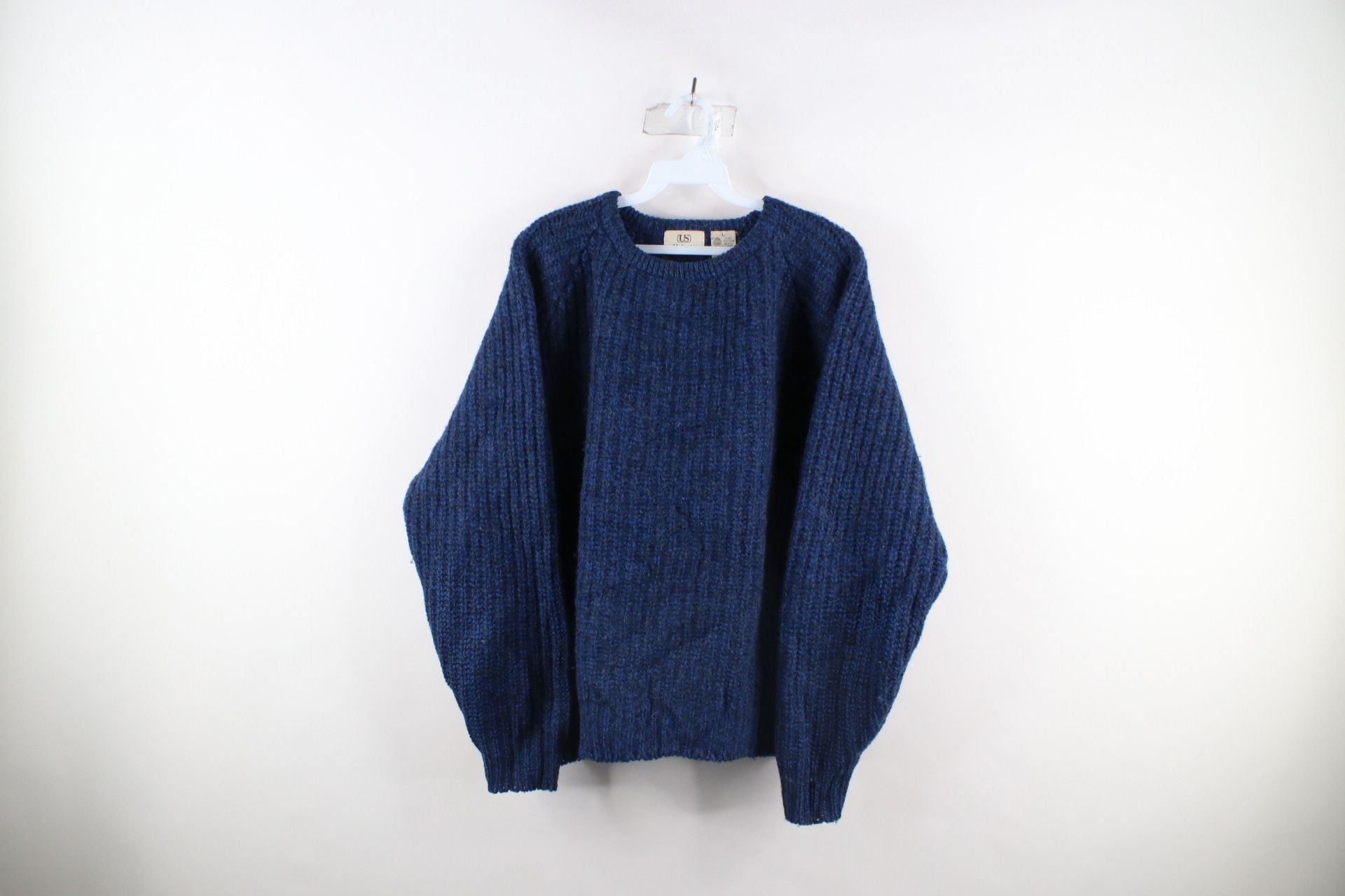 Vintage Vintage 70s Streetwear Chunky Ribbed Knit Boxy Fit Sweater Size ONE SIZE - 1 Thumbnail
