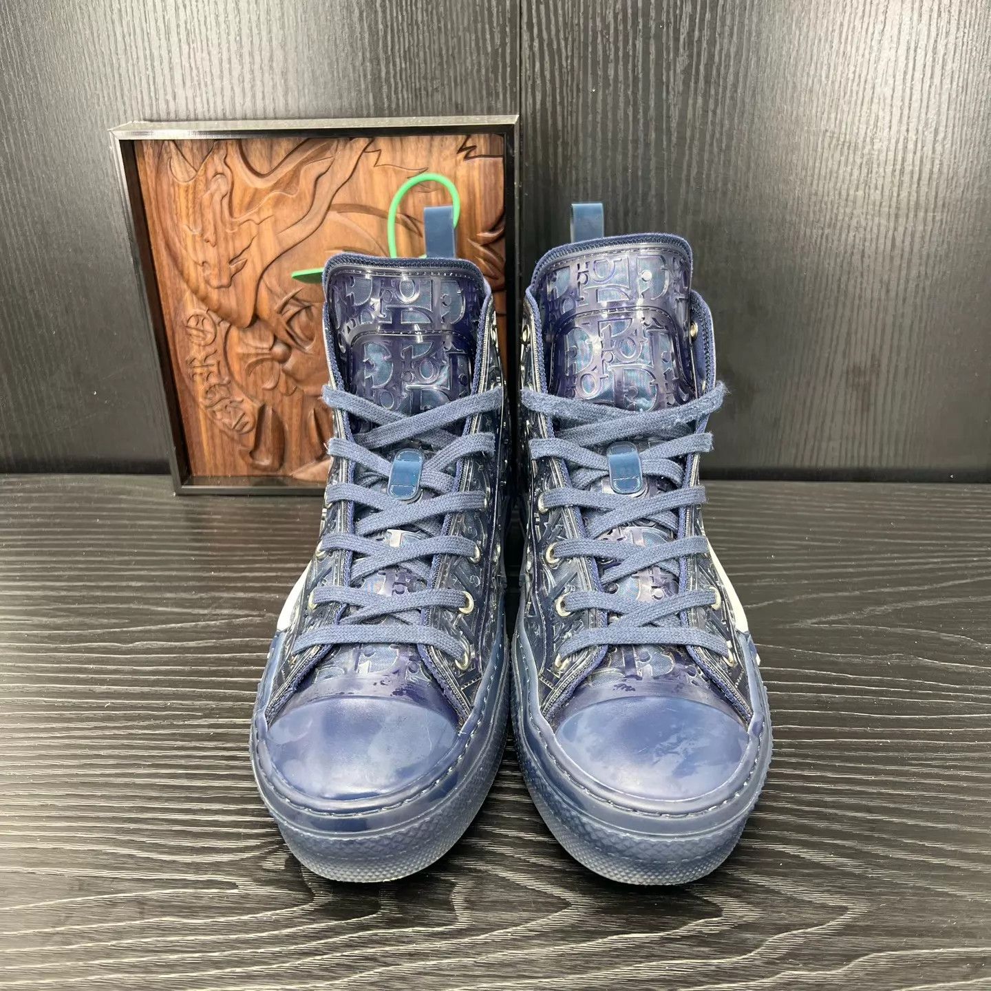 Dior Dior B23 Deep Blue Allover 43 New Size US 10 / EU 43 - 4 Thumbnail