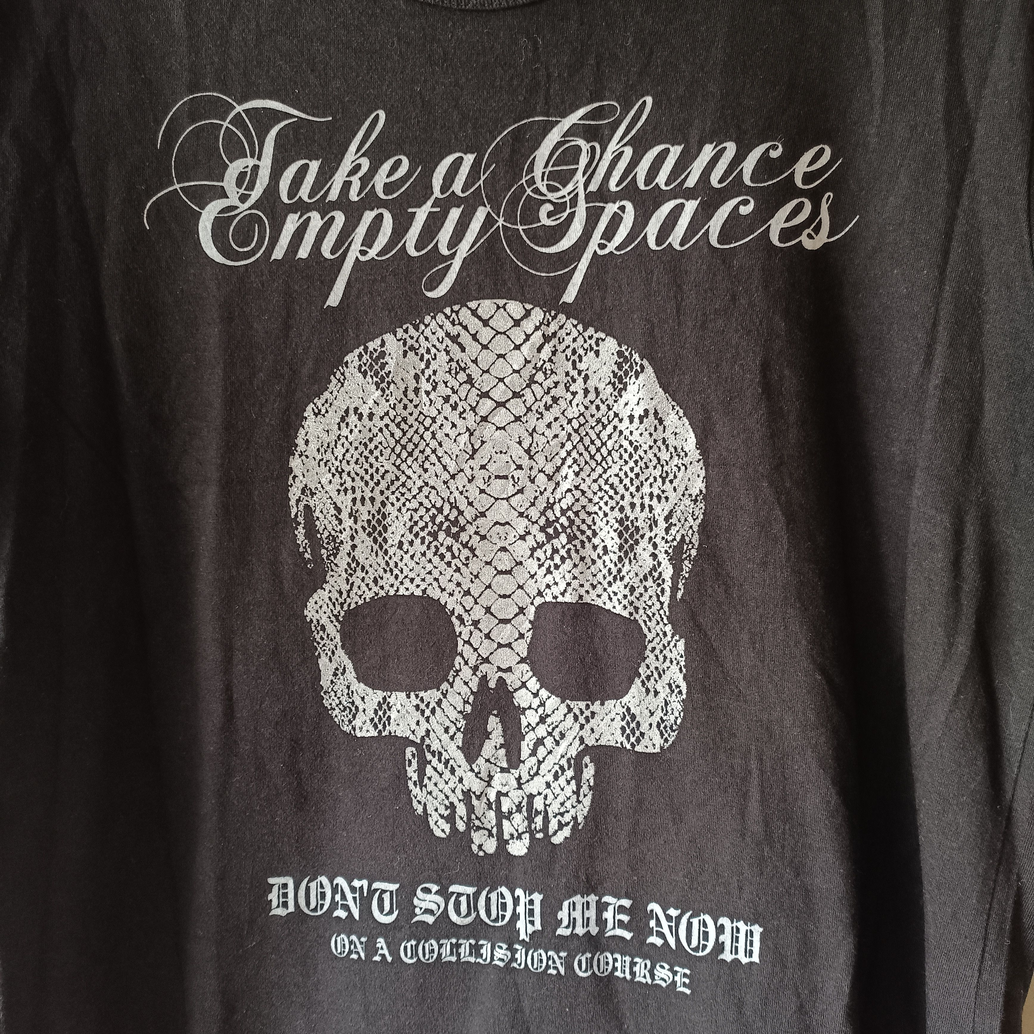 Japanese Brand 2000s y2k Spinash Bone Japanese poem gothic vkei tee Size US L / EU 52-54 / 3 - 3 Thumbnail