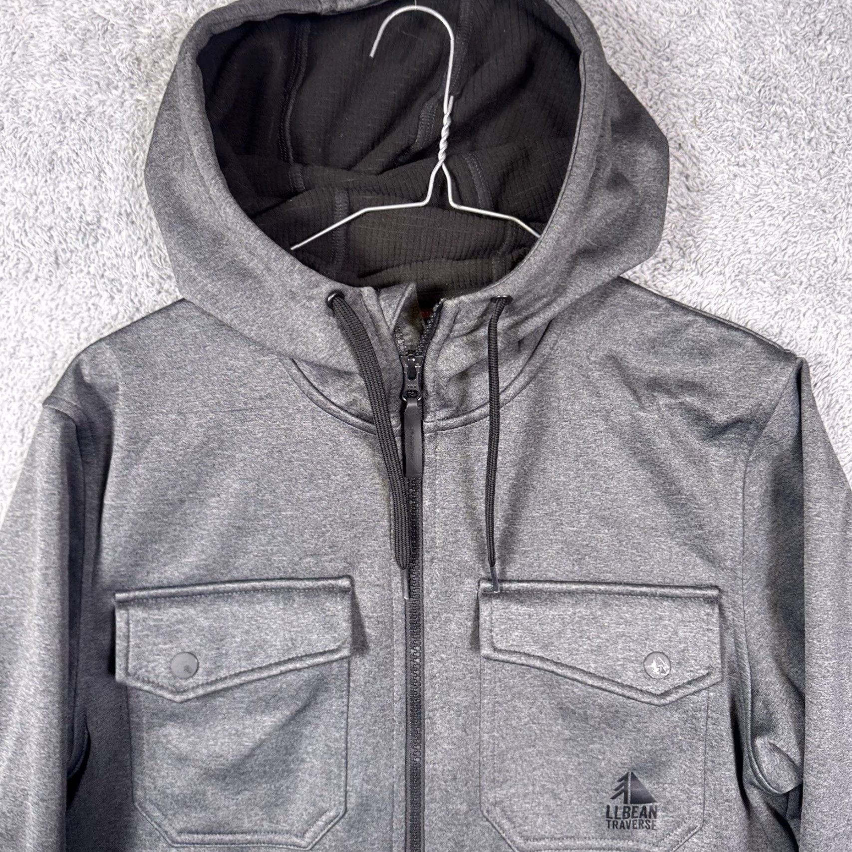 Vintage VINTAGE LL Bean Traverse Jacket Men S Slightly Fitted Full Zip Parka Grid Fleece 503668 Size US S / EU 44-46 / 1 - 4 Thumbnail